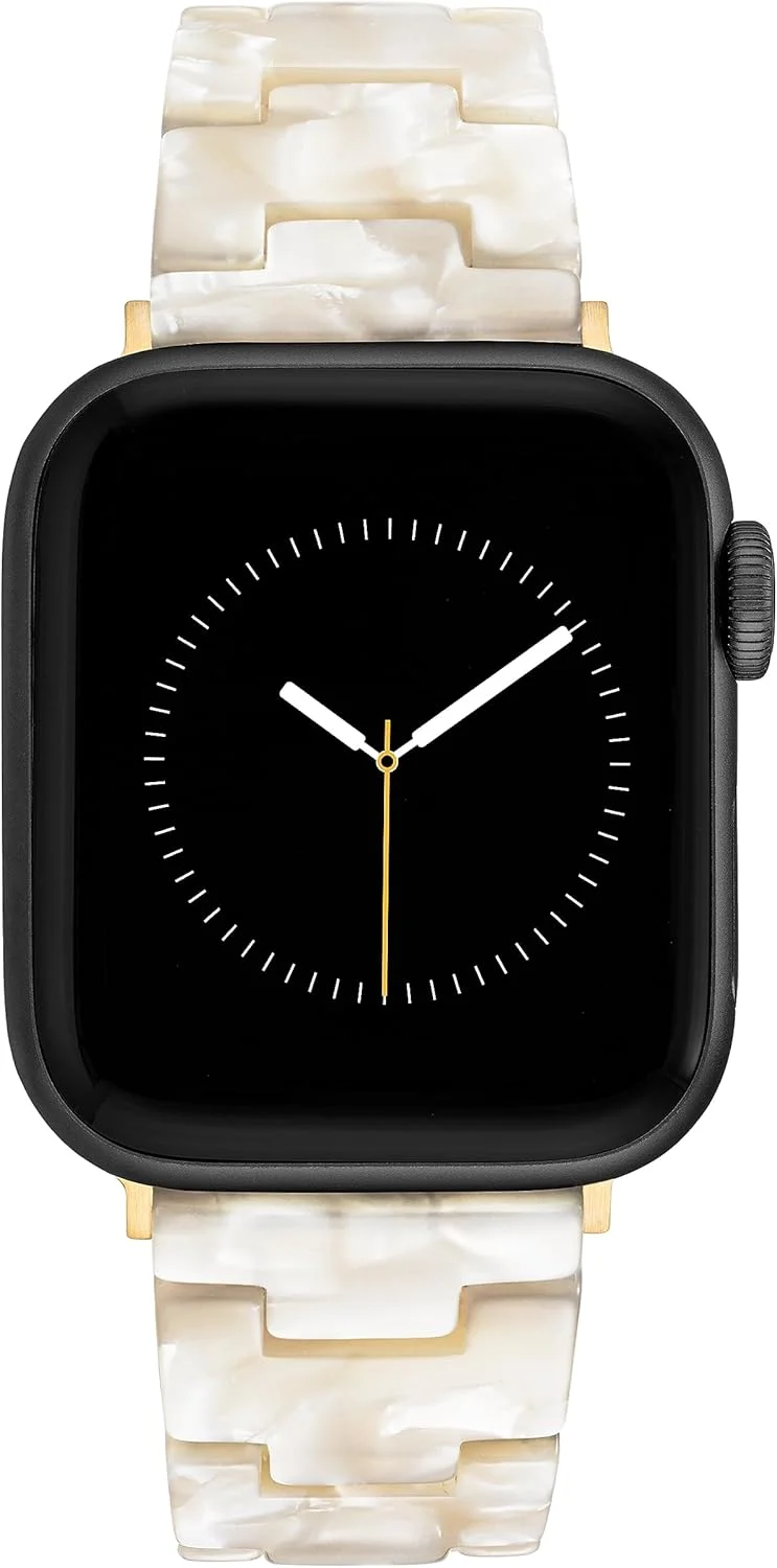 بند فشن استات زنانه Anne Klein برای اپل واچ، ایمن، قابل تنظیم، جایگزین بند اپل واچ، مناسب برای اکثر مچ دست ها