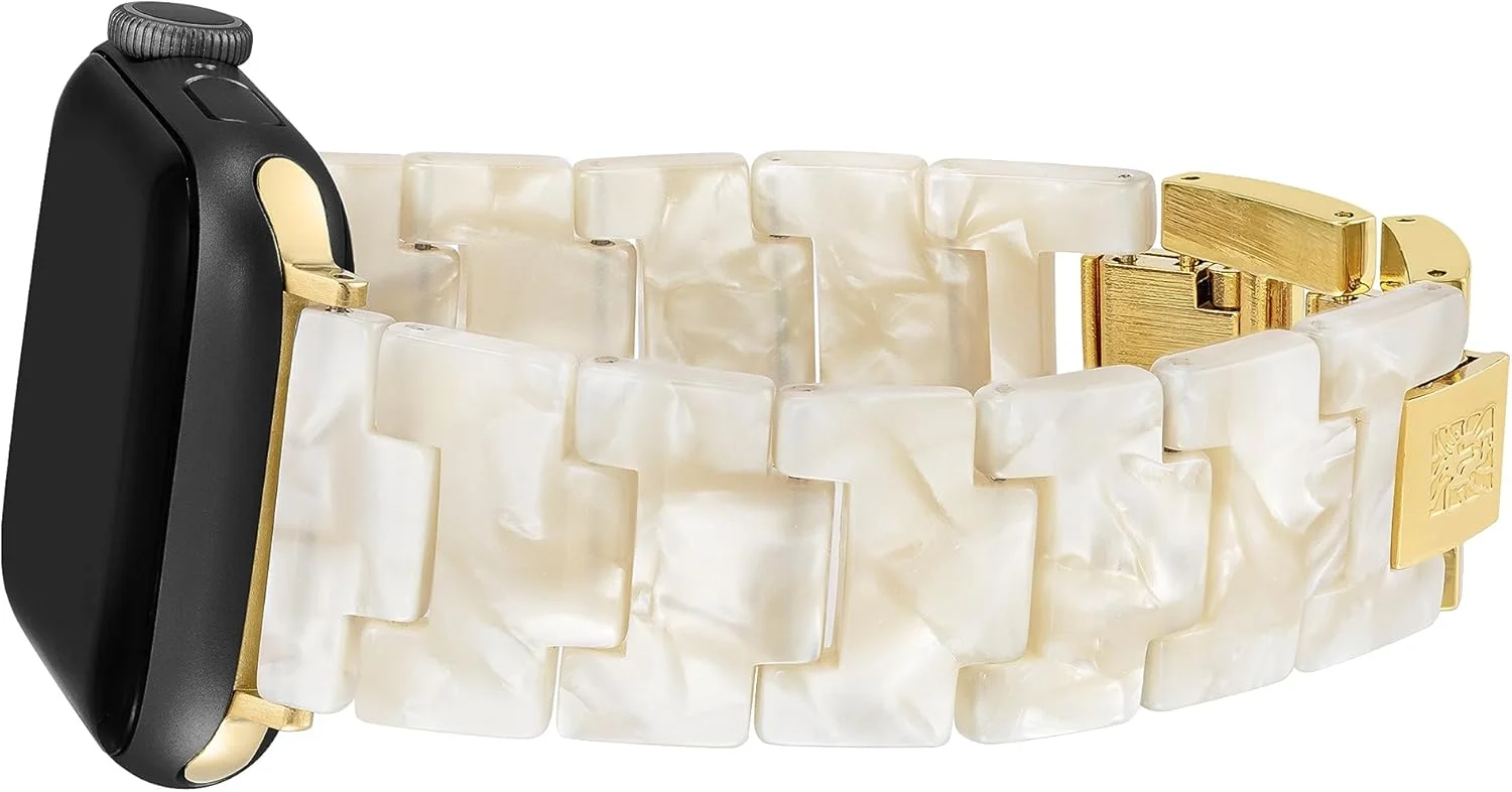 بند فشن استات زنانه Anne Klein برای اپل واچ، ایمن، قابل تنظیم، جایگزین بند اپل واچ، مناسب برای اکثر مچ دست ها بند فشن استات زنانه Anne Klein برای اپل واچ، ایمن، قابل تنظیم، جایگزین بند اپل واچ، مناسب برای اکثر مچ دست ها