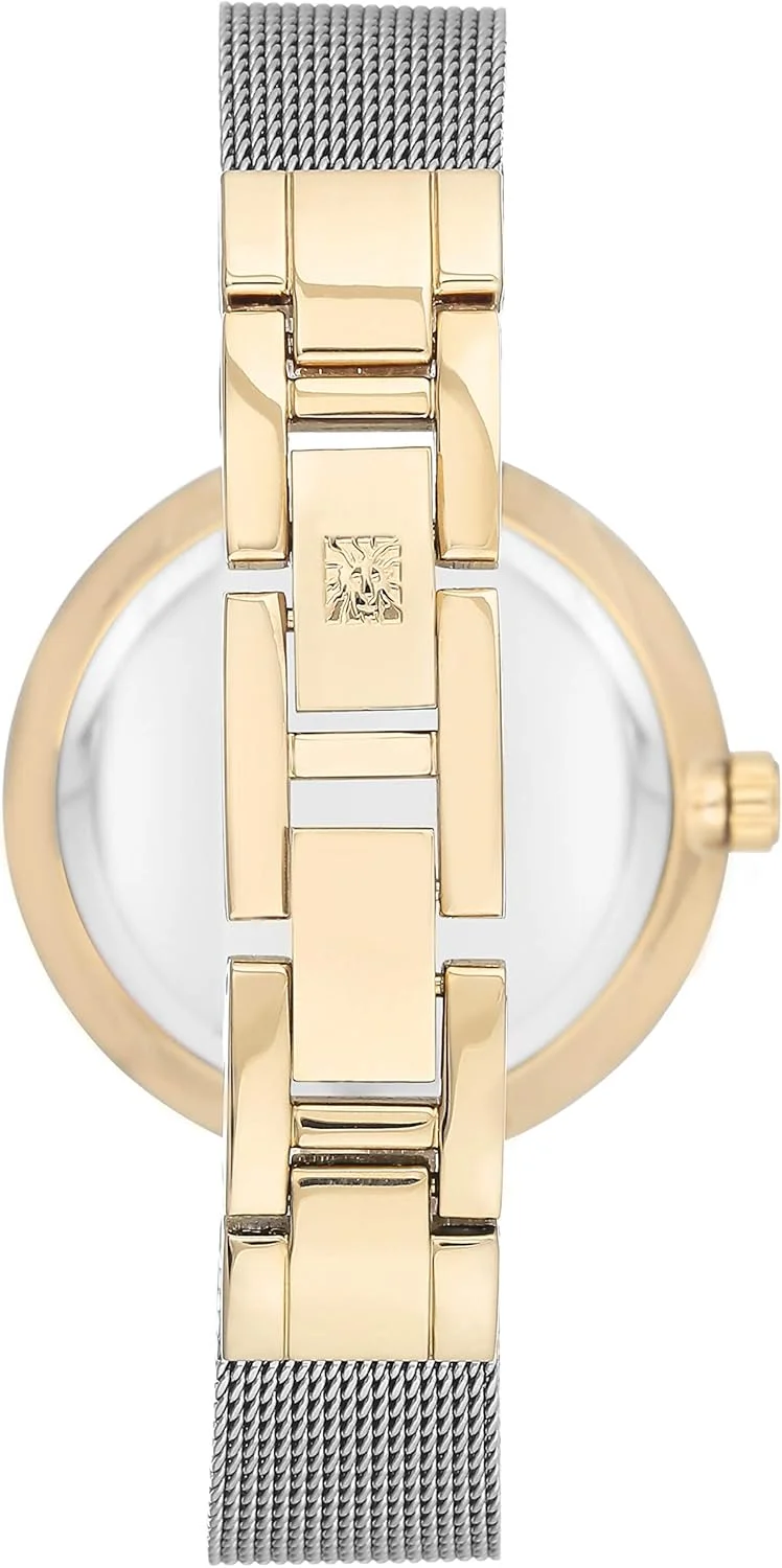 ساعت مچی زنانه Anne Klein با دستبند توری و تزیینات کریستالی ممتاز ساعت مچی زنانه Anne Klein با دستبند توری و تزیینات کریستالی ممتاز