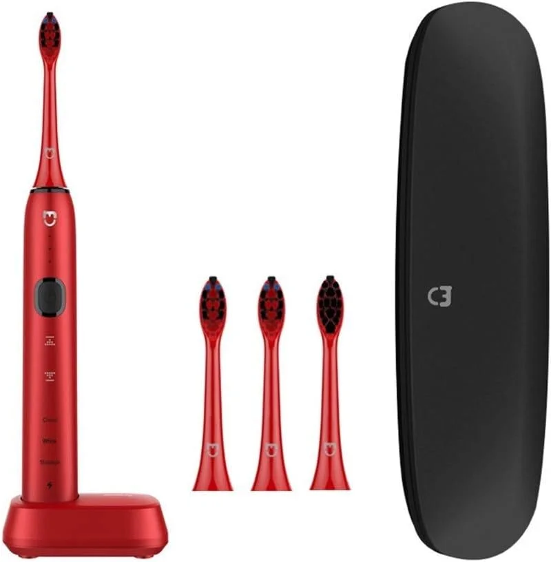 مسواک برقی هوشمند سونیک (رنگ: قرمز) مسواک برقی هوشمند سونیک (رنگ: قرمز)