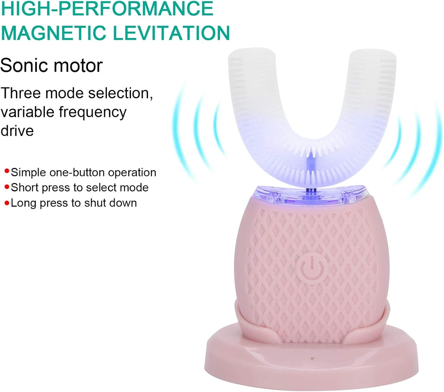 مسواک برقی 360 درجه U شکل Shandongmt، مسواک سر سیلیکونی اتوماتیک قابل شارژ، ابزار تمیز کردن دندان و مراقبت از دهان مسواک برقی 360 درجه U شکل Shandongmt، مسواک سر سیلیکونی اتوماتیک قابل شارژ، ابزار تمیز کردن دندان و مراقبت از دهان