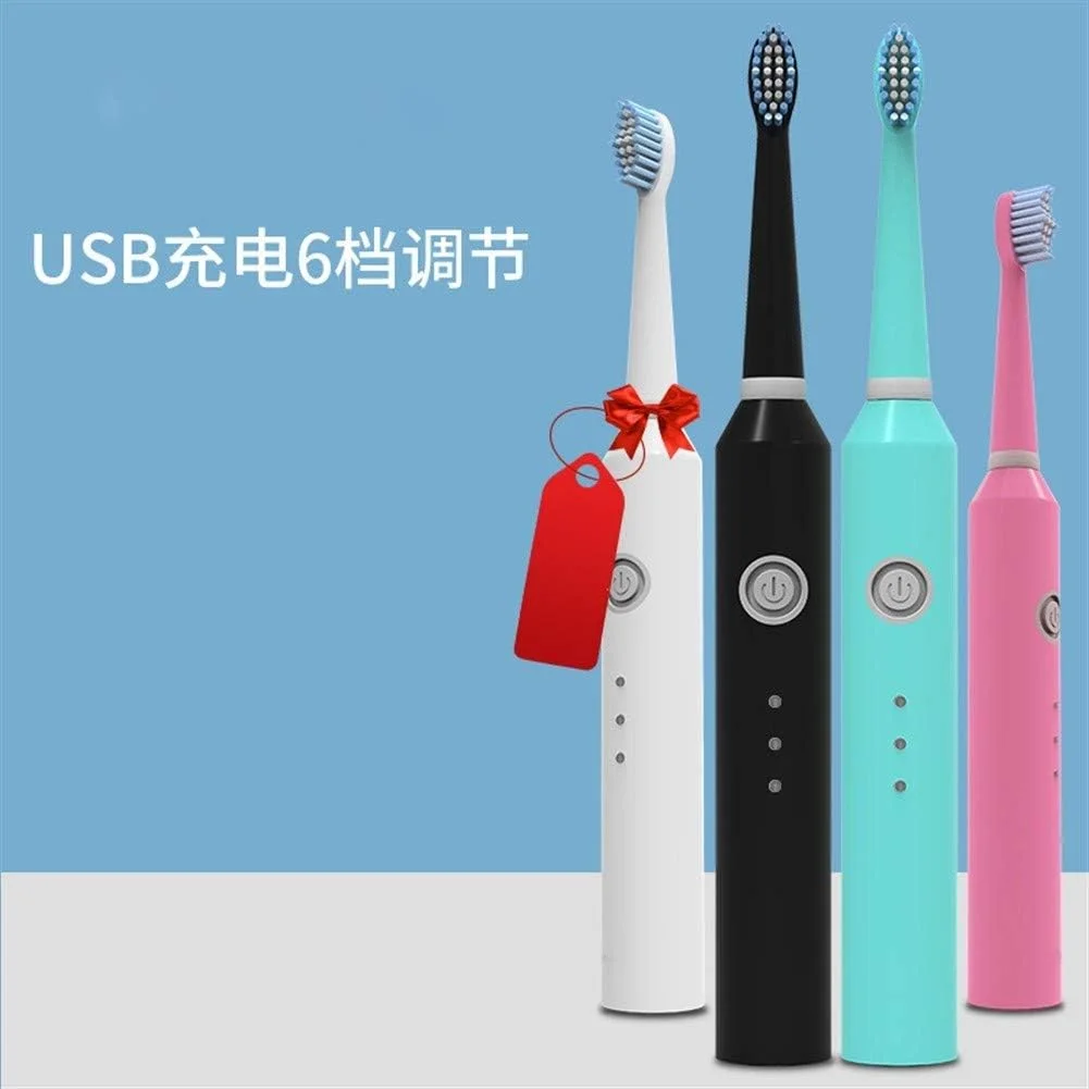 مسواک برقی سونیک با موهای نرم، مدل باتری خور (رنگ: مشکی) مسواک برقی سونیک با موهای نرم، مدل باتری خور (رنگ: مشکی)