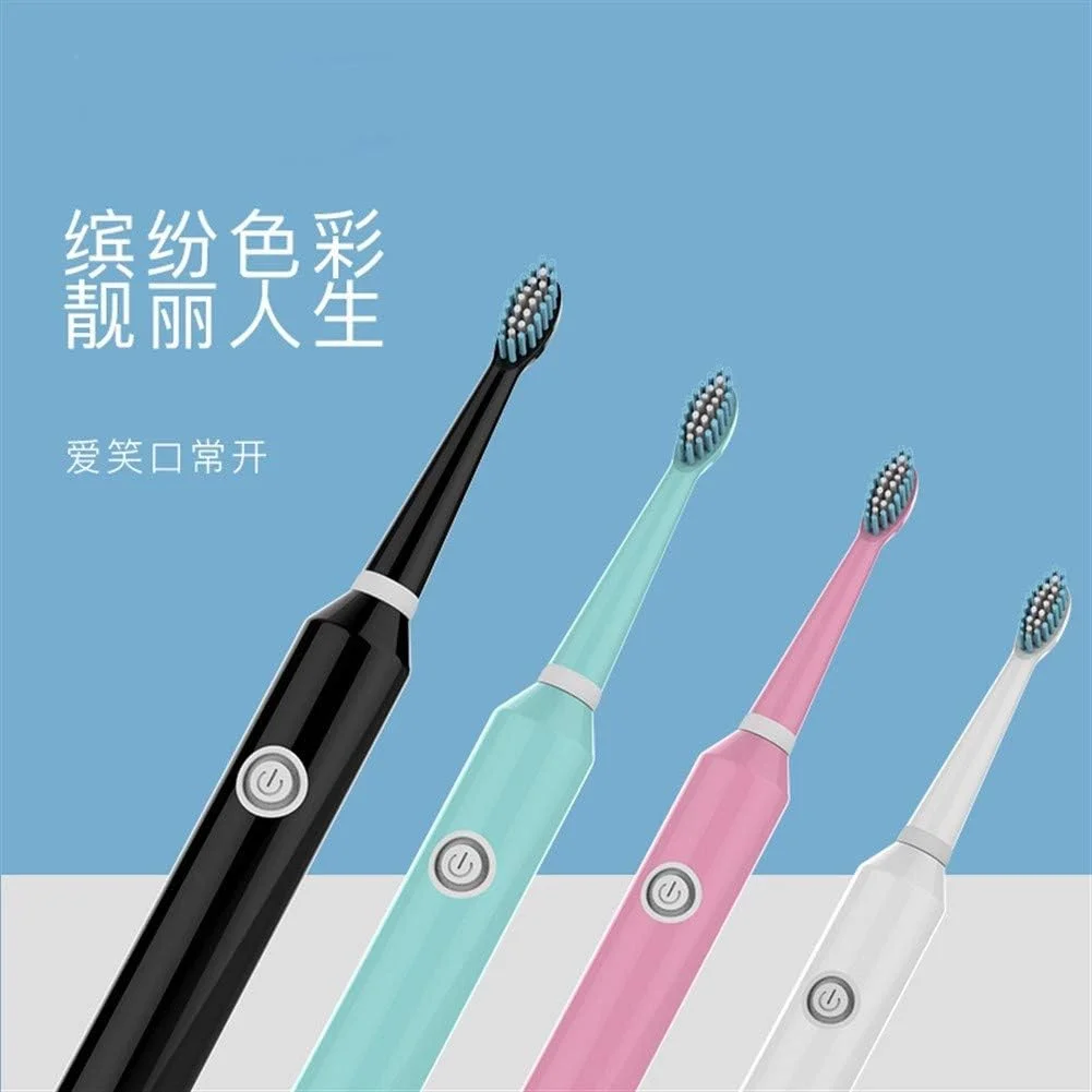 مسواک برقی سونیک با موهای نرم، مدل باتری خور (رنگ: مشکی) مسواک برقی سونیک با موهای نرم، مدل باتری خور (رنگ: مشکی)