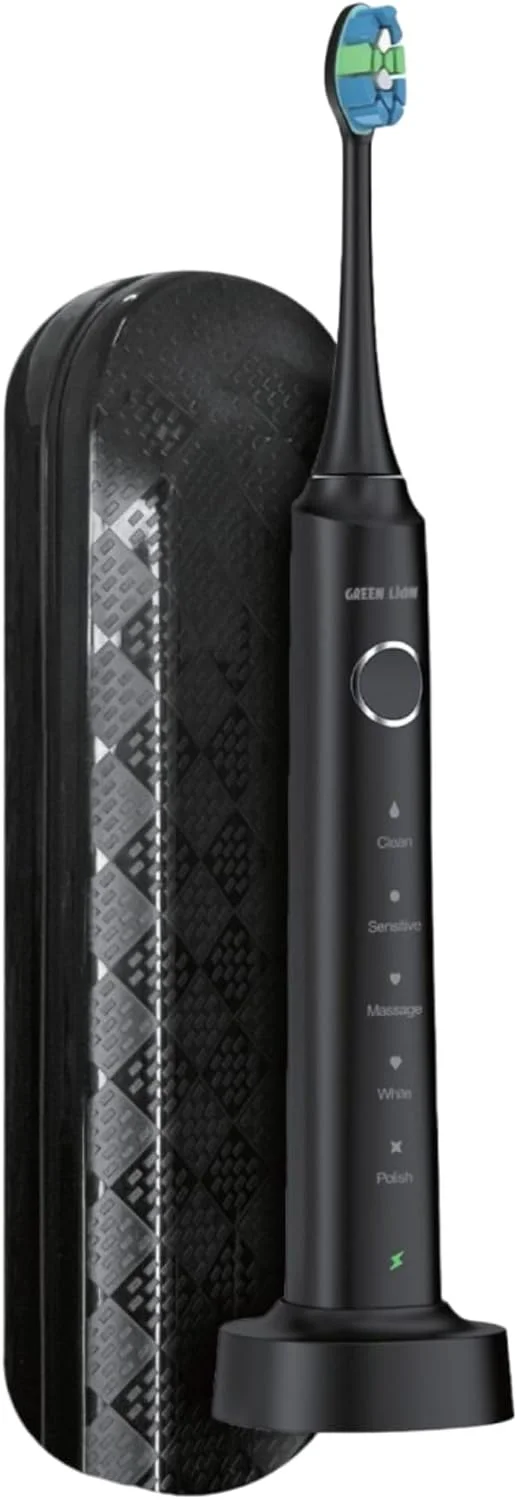 مسواک هوشمند شارژی ممتاز (5 حالت برس)_مشکی