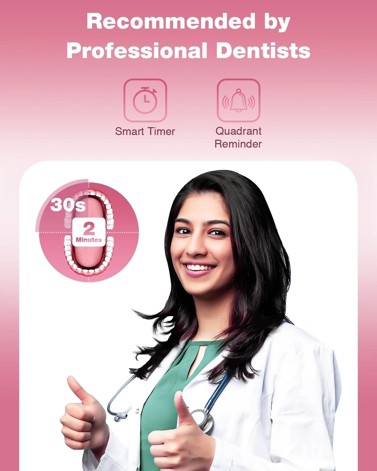 مسواک برقی چرخشی Rtauys R6 برای بزرگسالان با 2 سری مسواک، مسواک برقی مسافرتی با جعبه قابل حمل، 2.5 ساعت شارژ برای 45 روز، 5 حالت مسواک قابل شارژ، صورتی مسواک برقی چرخشی Rtauys R6 برای بزرگسالان با 2 سری مسواک، مسواک برقی مسافرتی با جعبه قابل حمل، 2.5 ساعت شارژ برای 45 روز، 5 حالت مسواک قابل شارژ، صورتی