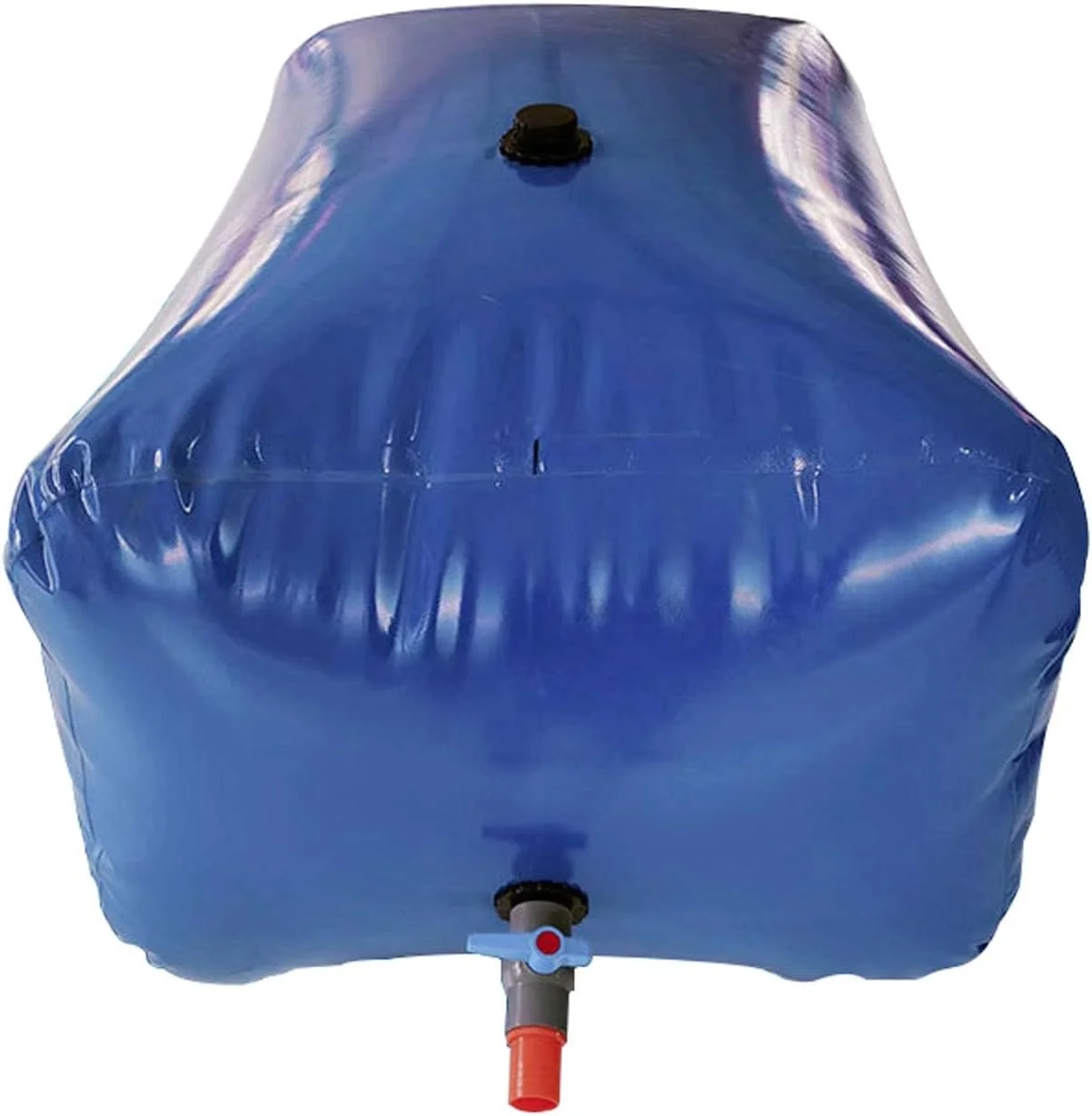 مخزن ذخیره آب تاشو با شیر، مخزن آب اضطراری قابل حمل، برای استفاده کشاورزی مقاوم در برابر خشکسالی و آتش نشانی، 200 لیتر