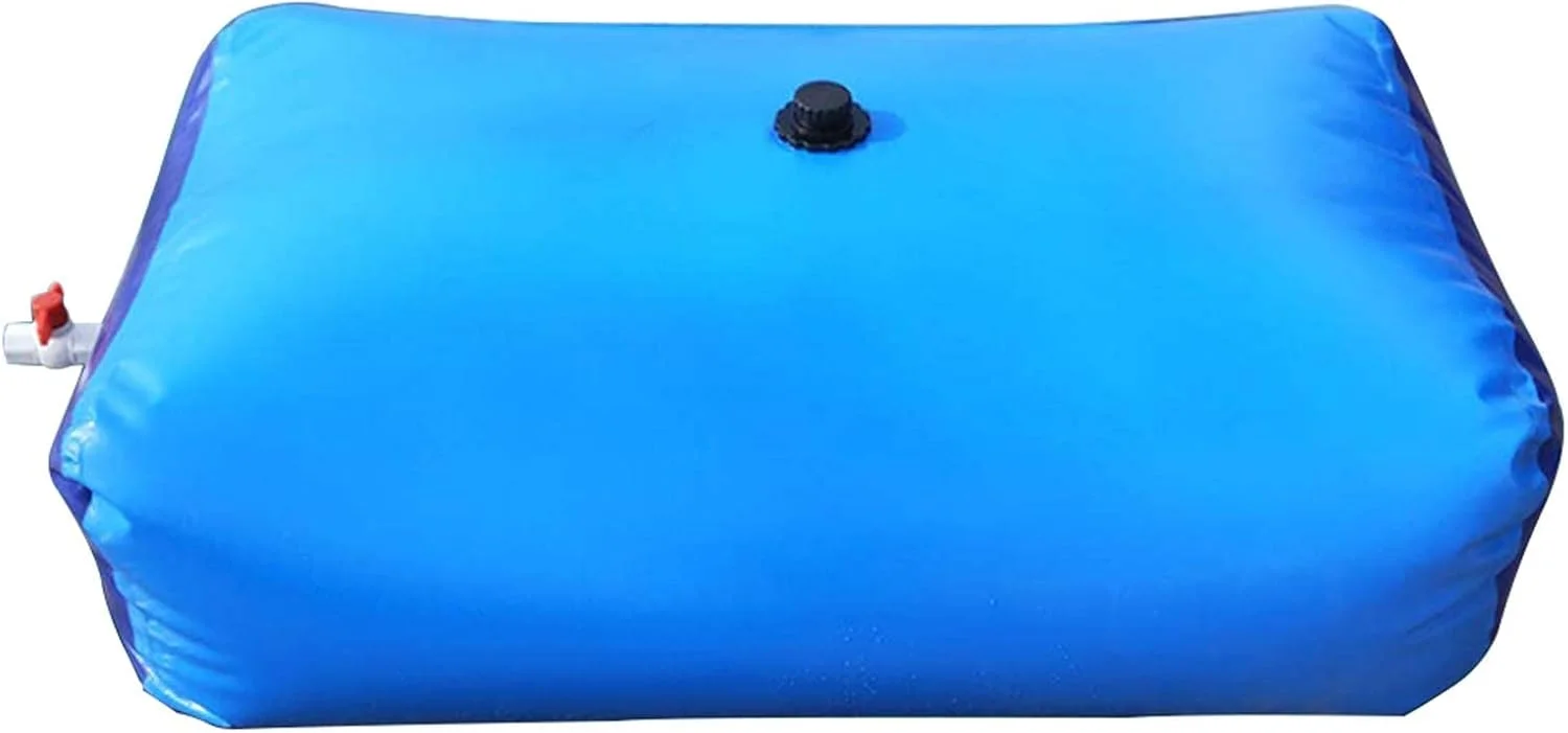 کیسه آب بزرگ در فضای باز، مخزن انعطاف پذیر حمل آب، مناسب برای باغبانی، ساخت و ساز، کشاورزی، اسب سواری، 500 لیتر