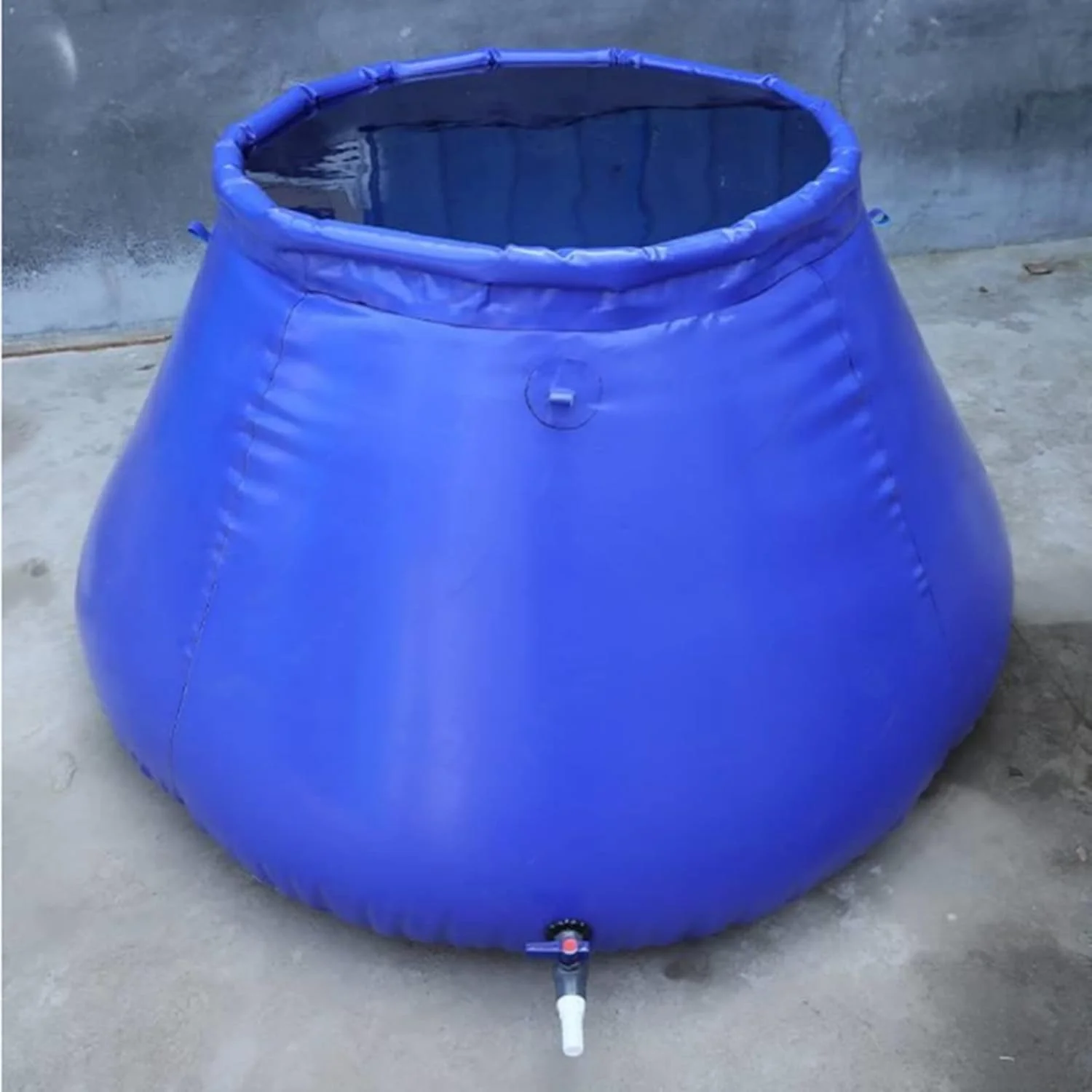 High Capacity Outdoor Water Bladder,Flexible Water Storage Tank With On-Off Valve Outdoor Drought-Resistant Portable Large Water Storage Tank(200L) WMEIE (Color : Blue, Size : 0.9x0.6x0.7m(300L))
