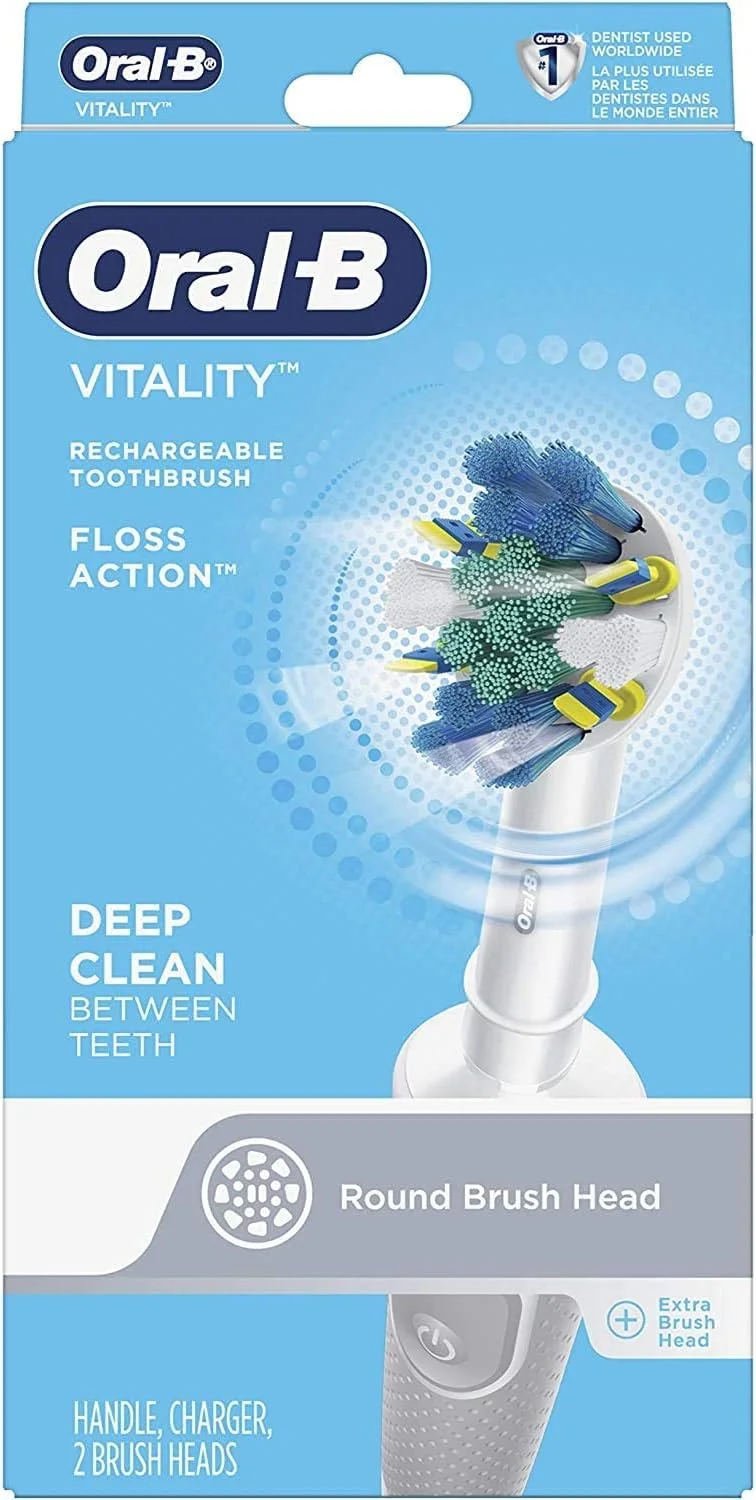 مسواک برقی شارژی اورال-بی Vitality Floss Action (بسته بندی ممکن است متفاوت باشد)