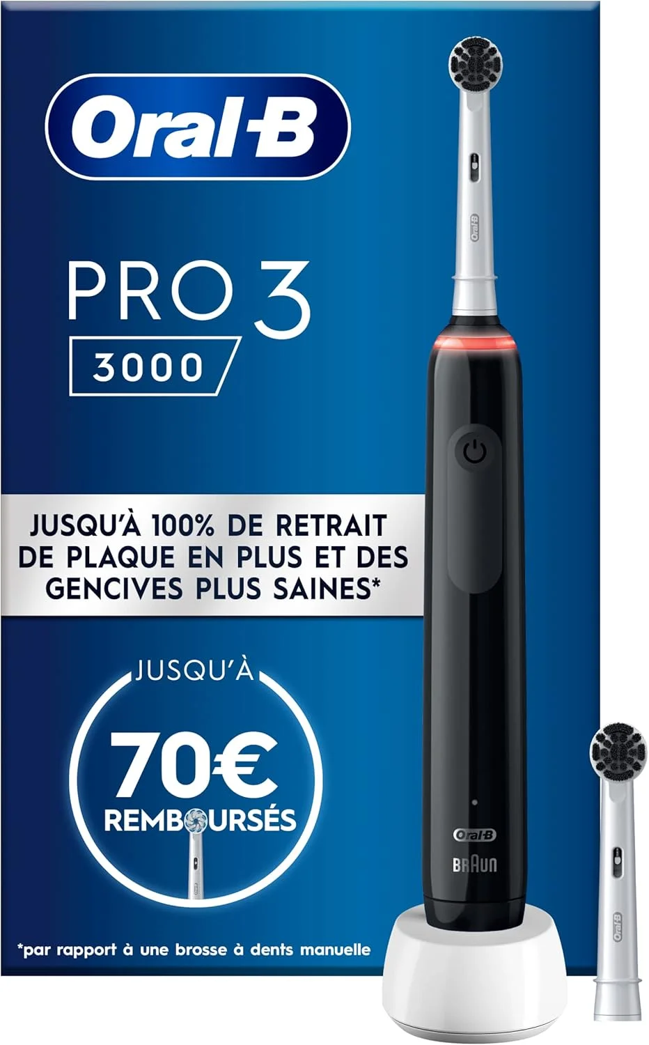 مسواک برقی اورال-بی پرو 3 3000 مدل Pure Clean JAS22 bk