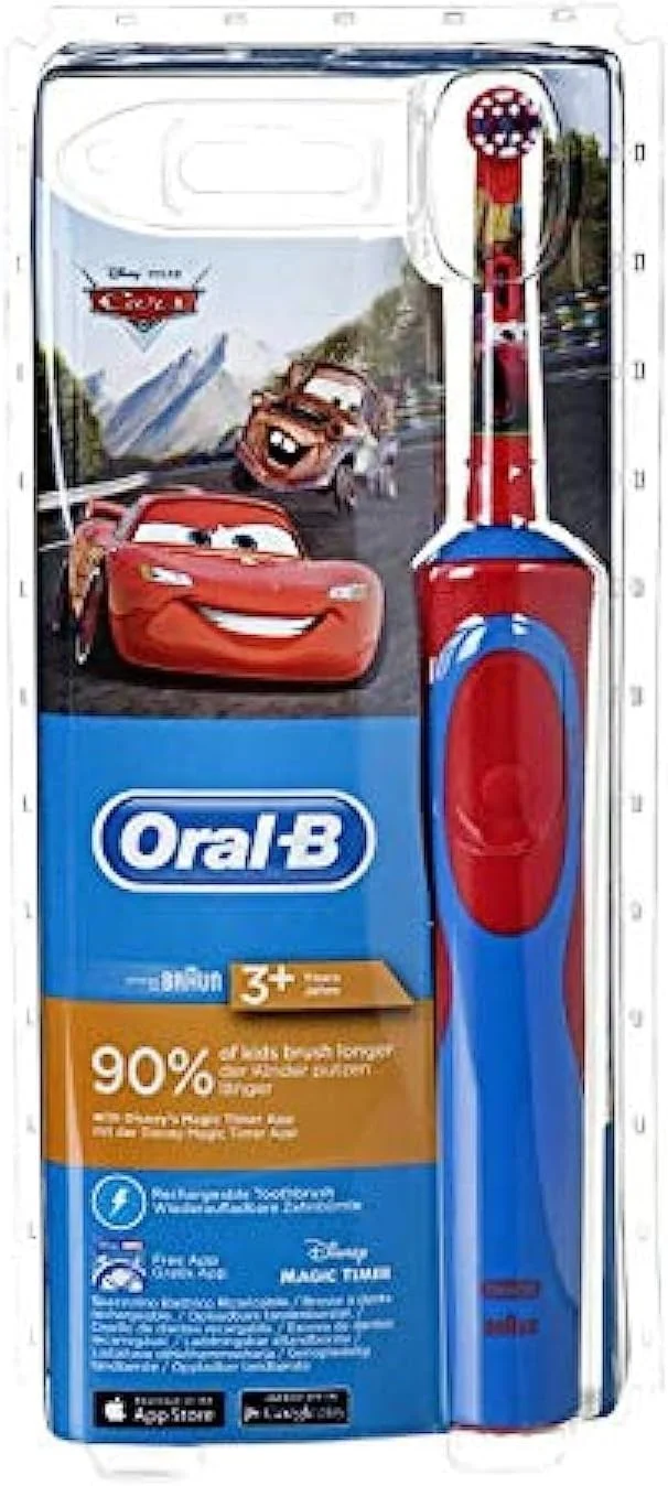 ORAL-B STAGES POWER VITALITY DISNEY CARS ELECTRIC RECHARGEABLE KIDS TOOTHBRUSH
