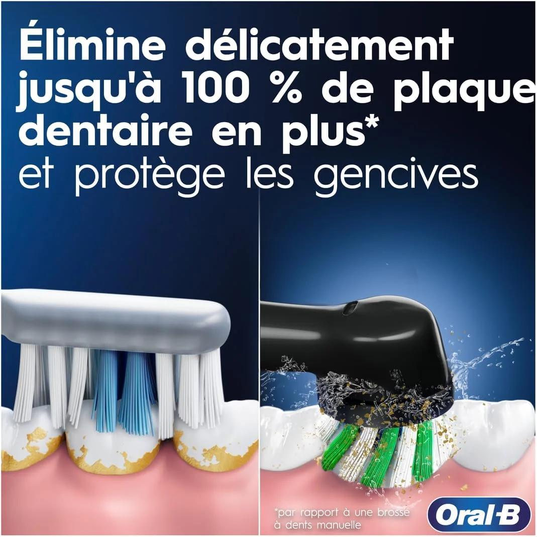 مسواک برقی اورال-بی پرو 3 3000 مدل Pure Clean JAS22 bk مسواک برقی اورال-بی پرو 3 3000 مدل Pure Clean JAS22 bk