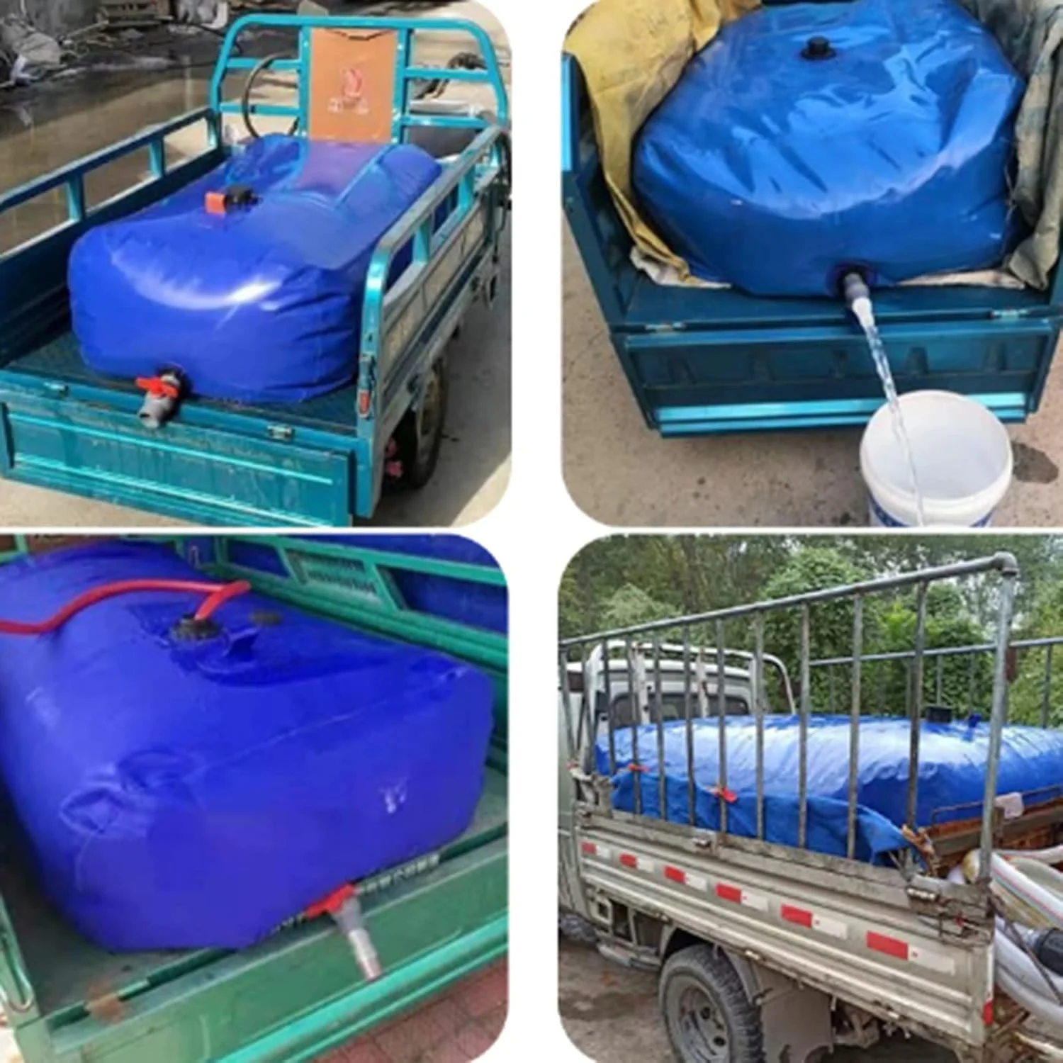 مخزن آب تاشو با ظرفیت بالا برای فضای باز، مخزن انعطاف پذیر ذخیره آب با شیر روشن/خاموش، مخازن تاشو ذخیره آب برای ذخیره آب کشاورزی، مقاوم در برابر خشکی WMEIE (رنگ: آبی، سایز: 1.25 مخزن آب تاشو با ظرفیت بالا برای فضای باز، مخزن انعطاف پذیر ذخیره آب با شیر روشن/خاموش، مخازن تاشو ذخیره آب برای ذخیره آب کشاورزی، مقاوم در برابر خشکی WMEIE (رنگ: آبی، سایز: 1.25