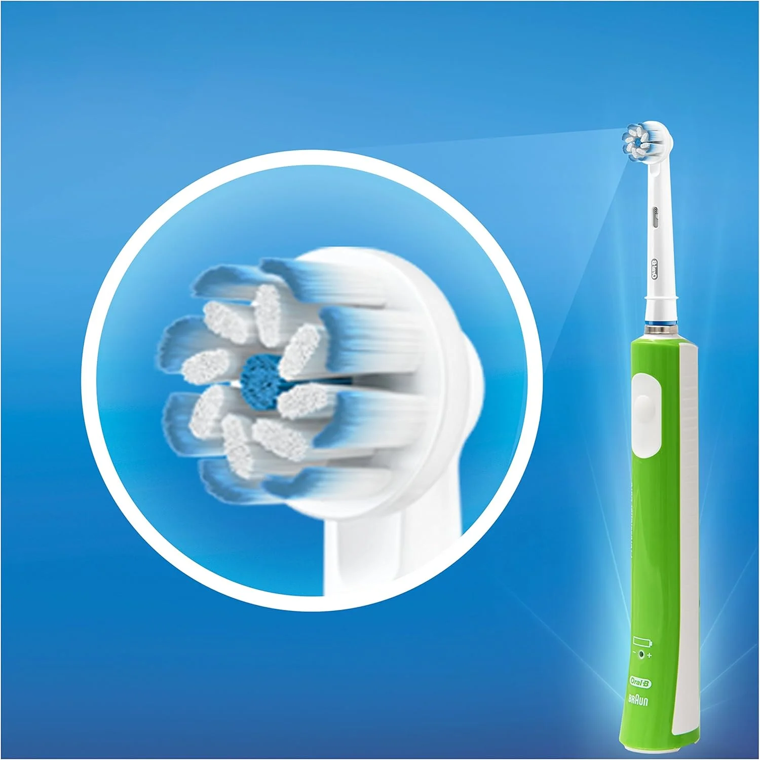 مسواک برقی شارژی کودکانه Oral-B Junior سبز مسواک برقی شارژی کودکانه Oral-B Junior سبز