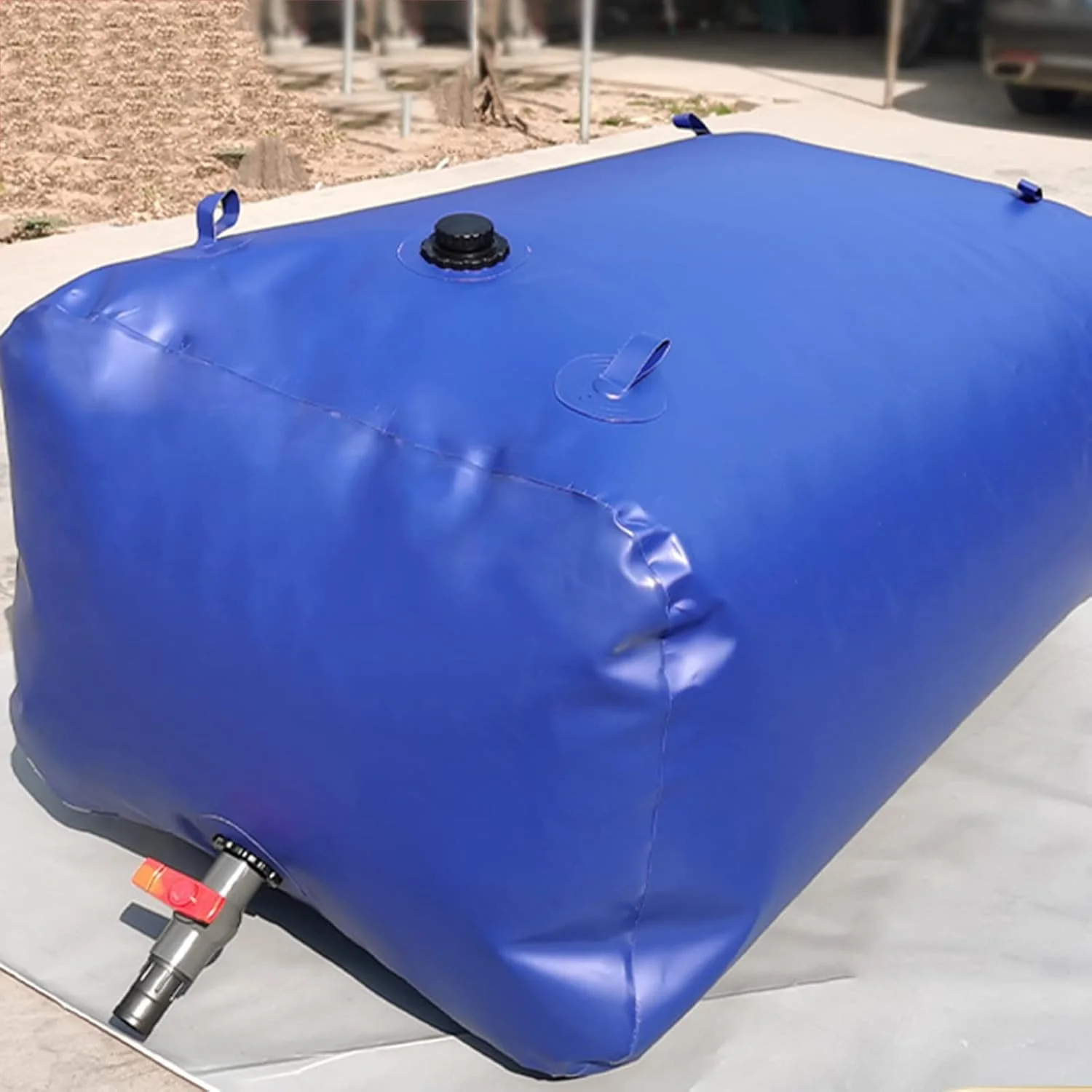 مخزن آب تاشو با ظرفیت بالا برای فضای باز، مخزن انعطاف پذیر ذخیره آب با شیر روشن/خاموش، مخازن تاشو ذخیره آب برای ذخیره آب کشاورزی، مقاوم در برابر خشکی WMEIE (رنگ: آبی، سایز: 1.25 مخزن آب تاشو با ظرفیت بالا برای فضای باز، مخزن انعطاف پذیر ذخیره آب با شیر روشن/خاموش، مخازن تاشو ذخیره آب برای ذخیره آب کشاورزی، مقاوم در برابر خشکی WMEIE (رنگ: آبی، سایز: 1.25