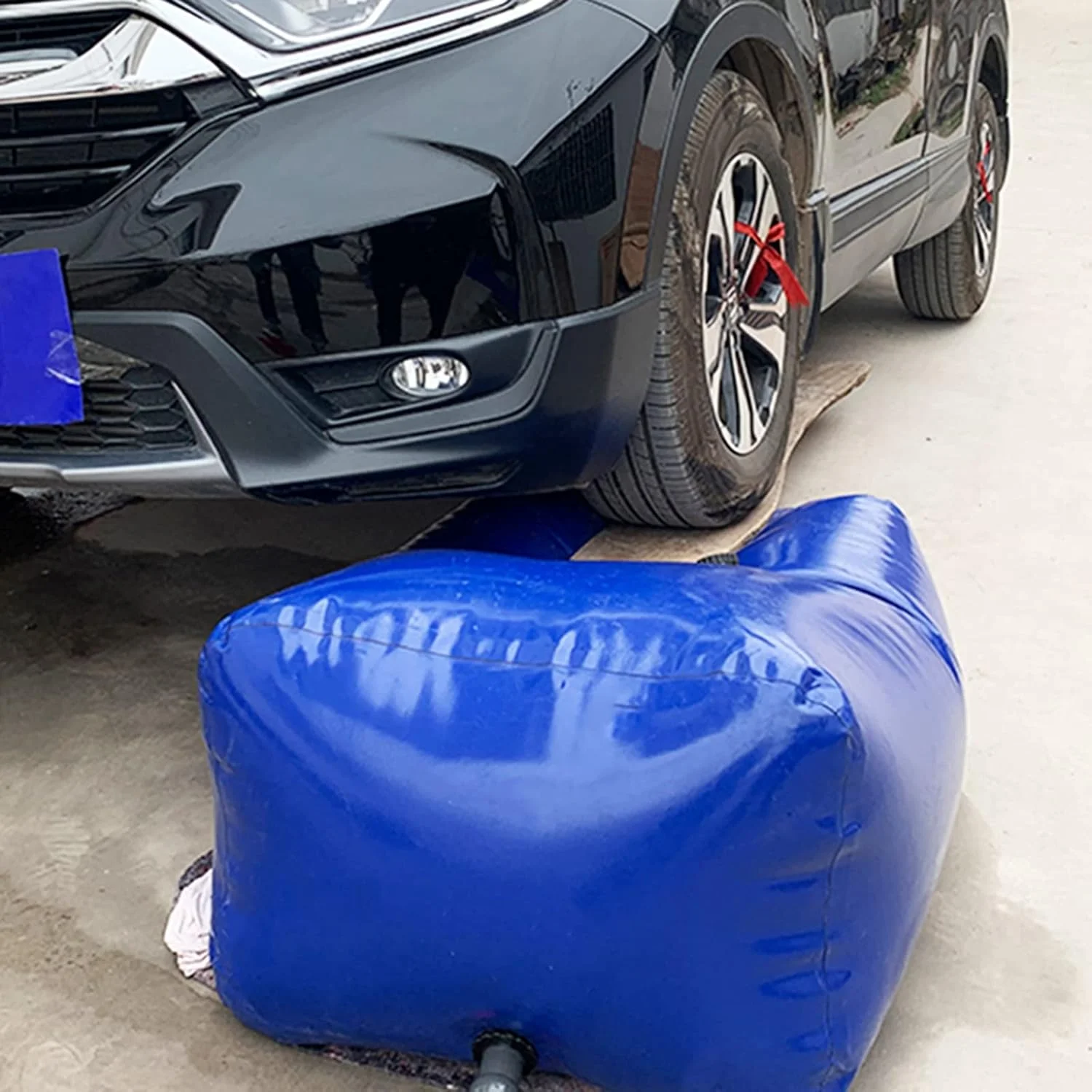 مخزن آب تاشو با ظرفیت بالا برای فضای باز، مخزن ذخیره آب اضطراری قابل حمل، مناسب برای ذخیره آب کشاورزی، مقاومت در برابر خشکسالی، کمپینگ RV WMEIE (رنگ: آبی،