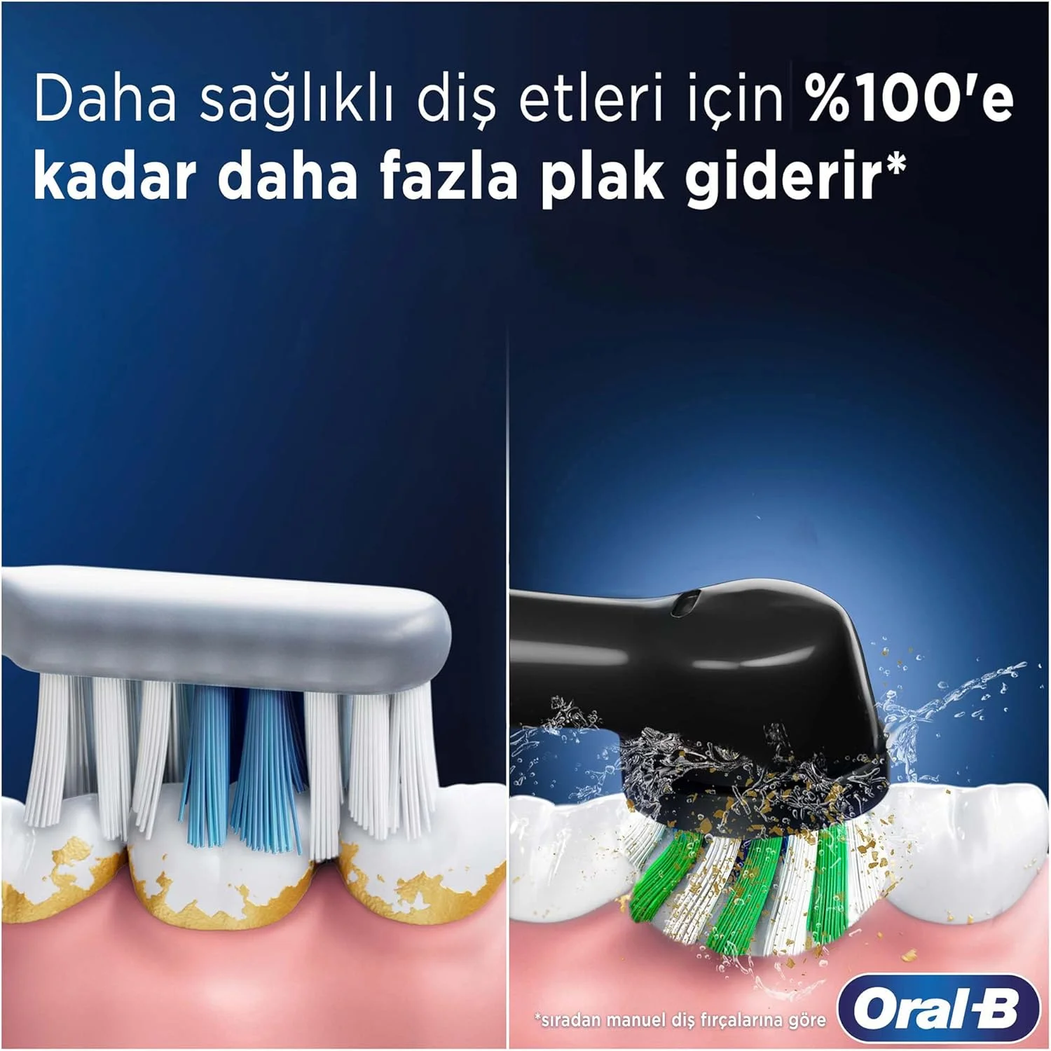 مسواک برقی سفید Oral-B Pro Series 3، دارای 1 سری مسواک و 1 جعبه مسافرتی