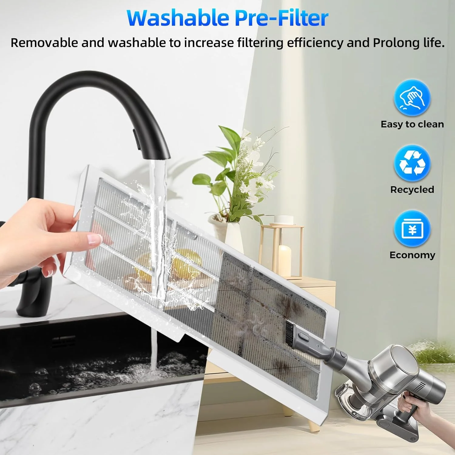 دستگاه تصفیه هوا برای اتاق بزرگ تا 230 متر مربع با ورودی هوای دوگانه، پیش فیلترهای قابل شستشو، دستگاه تصفیه هوای حیوانات خانگی AnEgoe برای اتاق خواب با کنترل از راه دور، دستگاه تصفیه هوای HEPA برای گرد و غبار، حیوانات خانگی، سفید