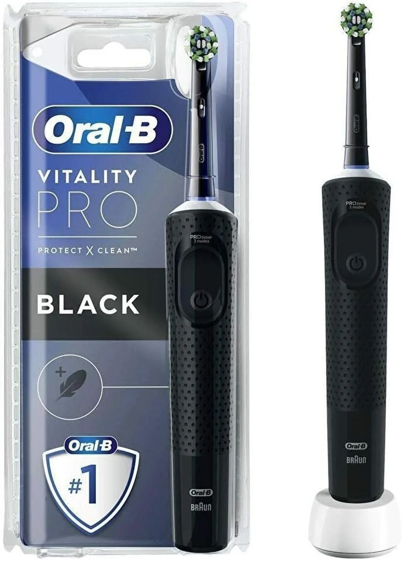 مسواک برقی اورال-بی Vitality Protect X Clean، مشکی مسواک برقی اورال-بی Vitality Protect X Clean، مشکی