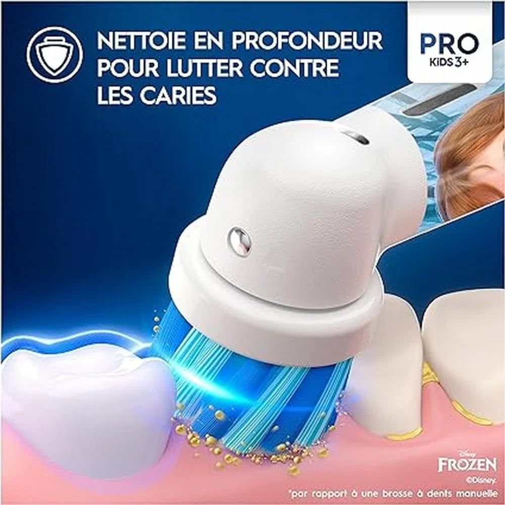 مسواک برقی کودکانه اورال-بی مدل Vitality Pro 103 طرح Frozen مسواک برقی کودکانه اورال-بی مدل Vitality Pro 103 طرح Frozen