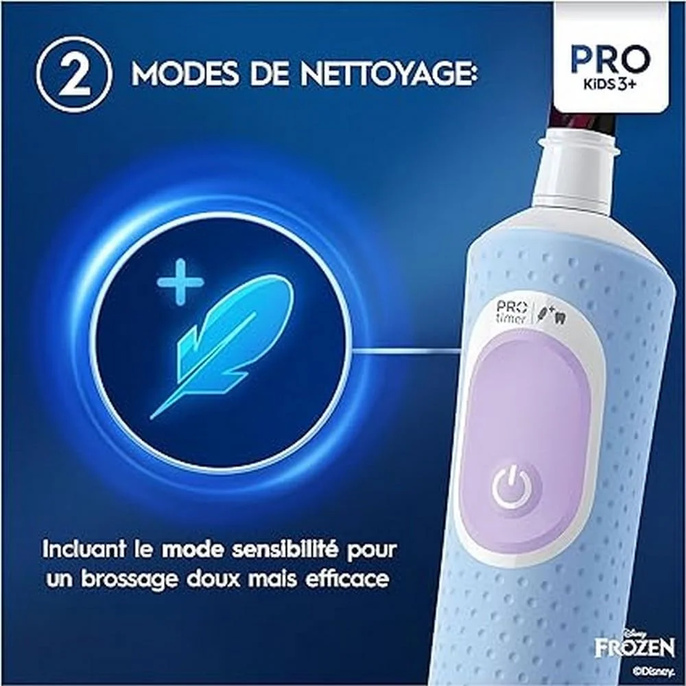 مسواک برقی کودکانه اورال-بی مدل Vitality Pro 103 طرح Frozen مسواک برقی کودکانه اورال-بی مدل Vitality Pro 103 طرح Frozen