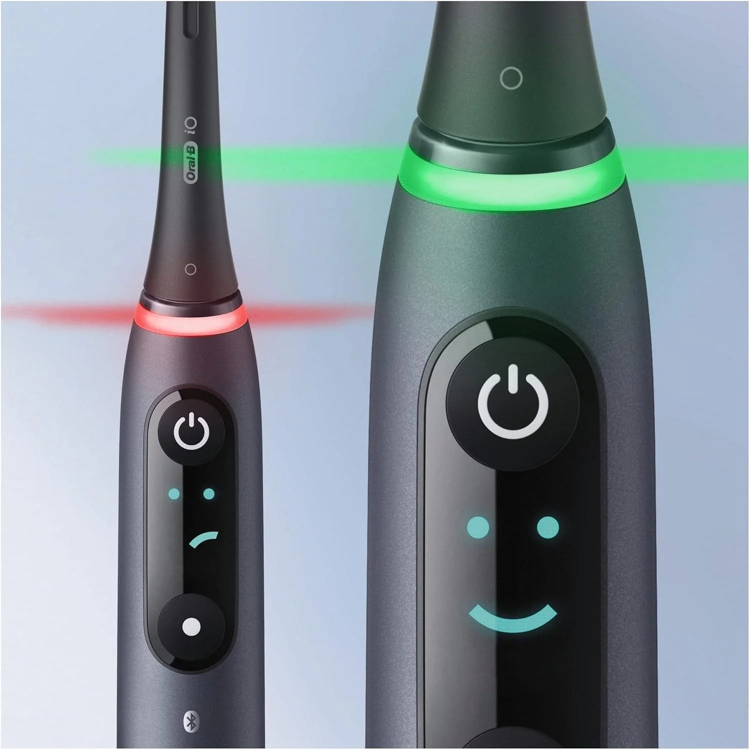 مسواک برقی بزرگسالان Oral-B iO8، هدیه برای زنان/مردان، دسته متصل به برنامه، 1 عدد سری مسواک و کیف مسافرتی، 6 حالت با سفید کننده دندان، دوشاخه 2 پین UK، نسخه محدود