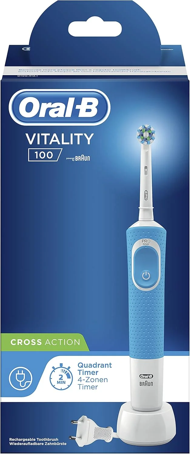 مسواک برقی اورال-بی مدل Vitality 100 Crossaction مسواک برقی اورال-بی مدل Vitality 100 Crossaction