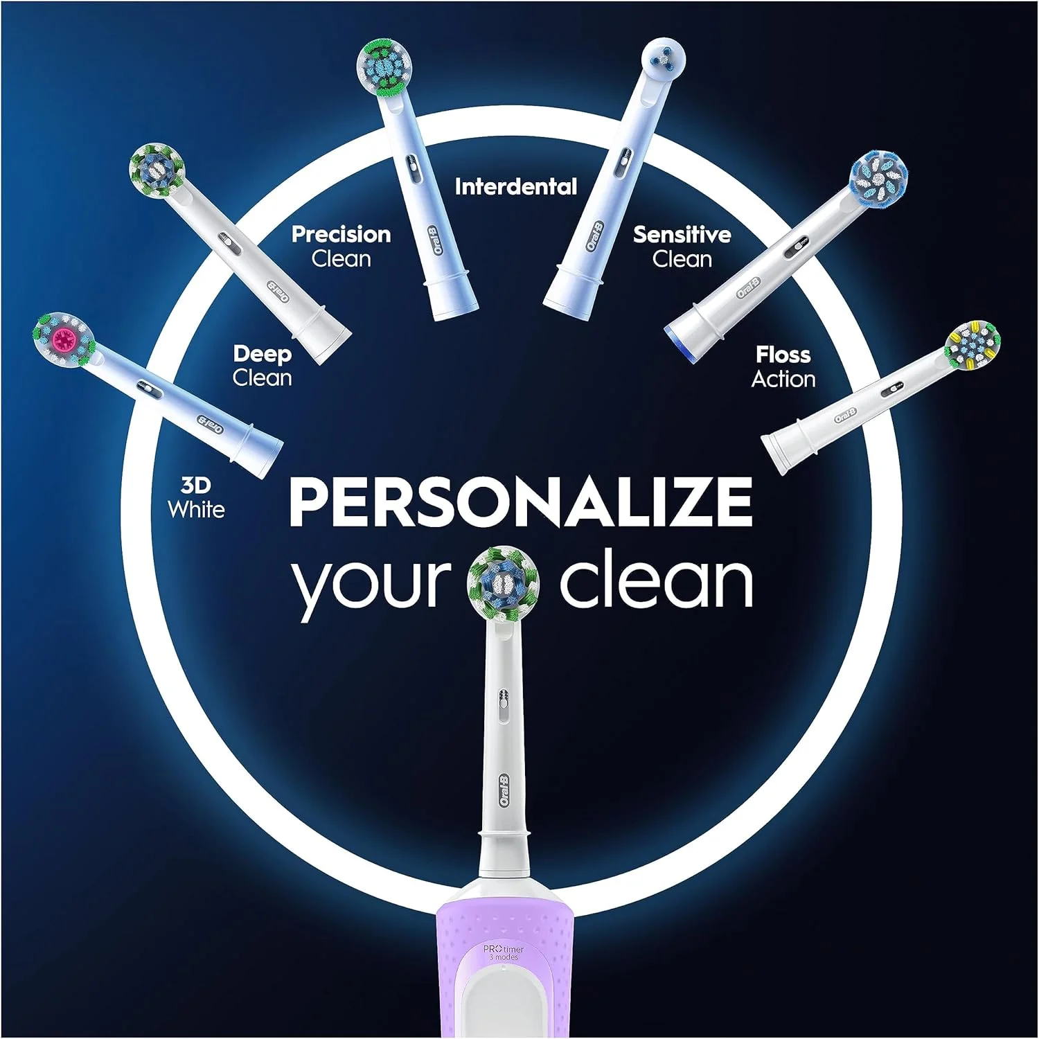 مسواک برقی بزرگسالان Oral-B Pro Vitality "نسخه سفید کننده"، 1 دسته، 2 سر مسواک، 3 حالت مسواک زدن شامل حالت حساس پلاس، دوشاخه 2 پین بریتانیا، بنفش (بسته بندی ممکن است متفاوت باشد) مسواک برقی بزرگسالان Oral-B Pro Vitality "نسخه سفید کننده"، 1 دسته، 2 سر مسواک، 3 حالت مسواک زدن شامل حالت حساس پلاس، دوشاخه 2 پین بریتانیا، بنفش (بسته بندی ممکن است متفاوت باشد)