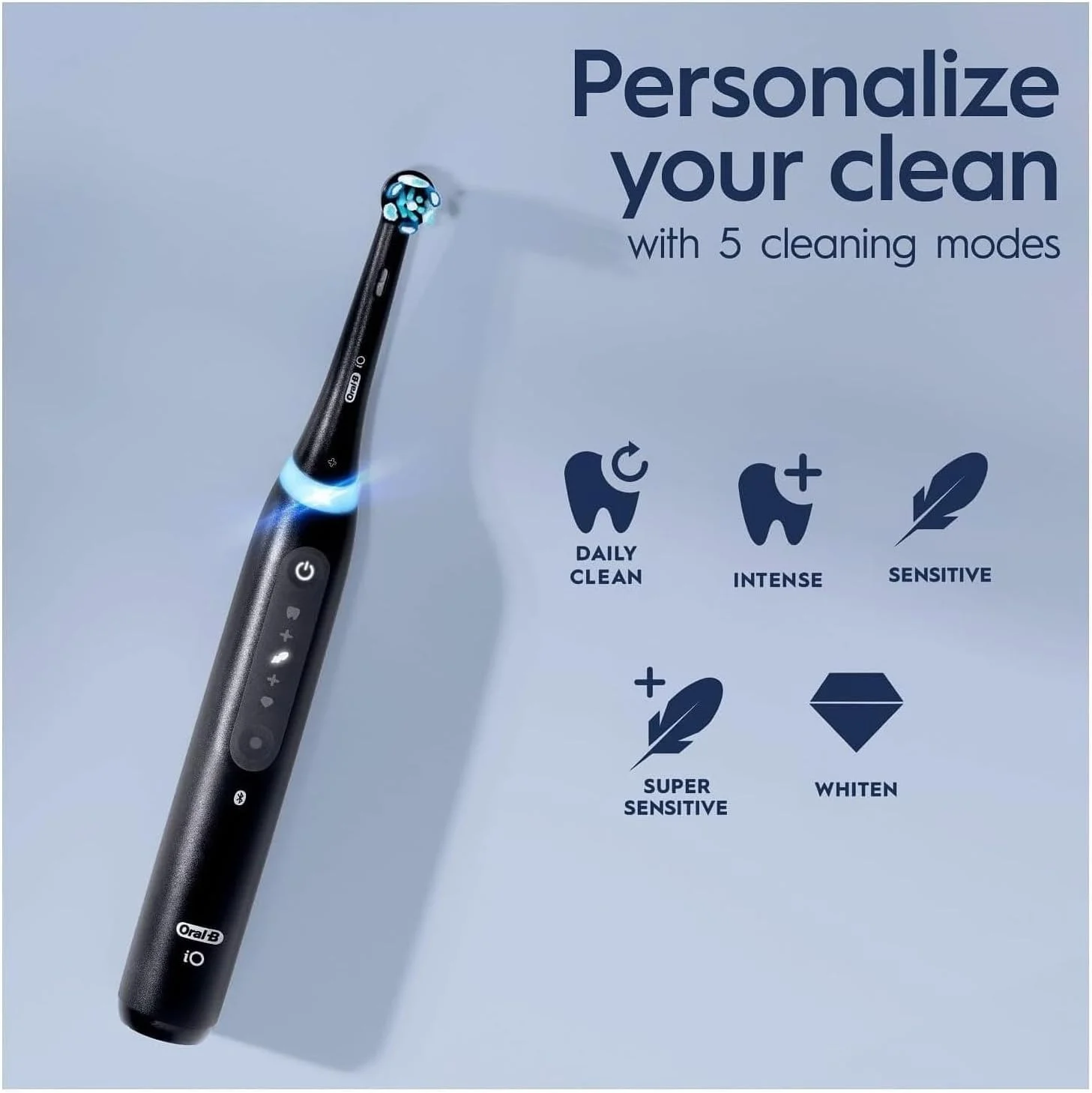 مسواک برقی بزرگسالان Oral-B iO5، هدیه روز ولنتاین برای او/او، 1 عدد سری مسواک و کیف مسافرتی، 5 حالت با سفید کننده دندان، دوشاخه بریتانیایی، مشکی، بسته بندی ممکن است متفاوت باشد مسواک برقی بزرگسالان Oral-B iO5، هدیه روز ولنتاین برای او/او، 1 عدد سری مسواک و کیف مسافرتی، 5 حالت با سفید کننده دندان، دوشاخه بریتانیایی، مشکی، بسته بندی ممکن است متفاوت باشد