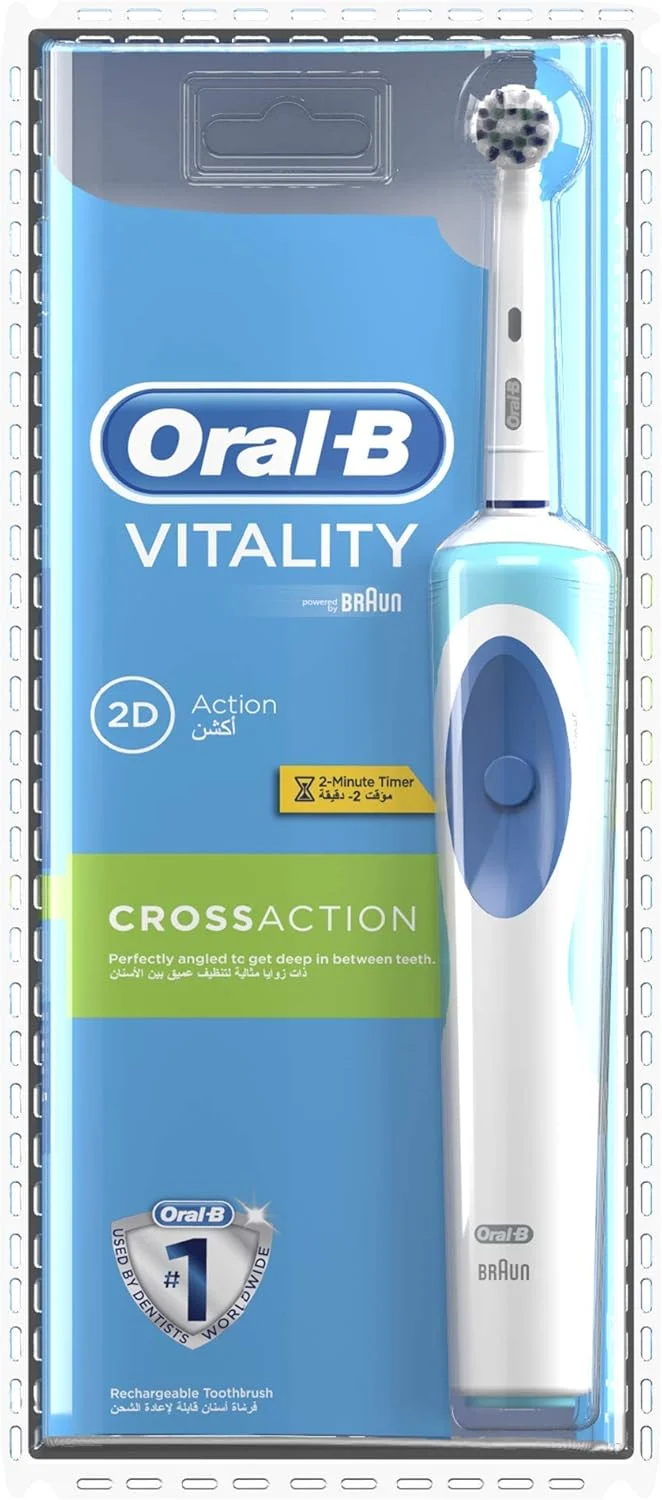 مسواک برقی شارژی اورال-بی Vitality CrossAction با فناوری براون
