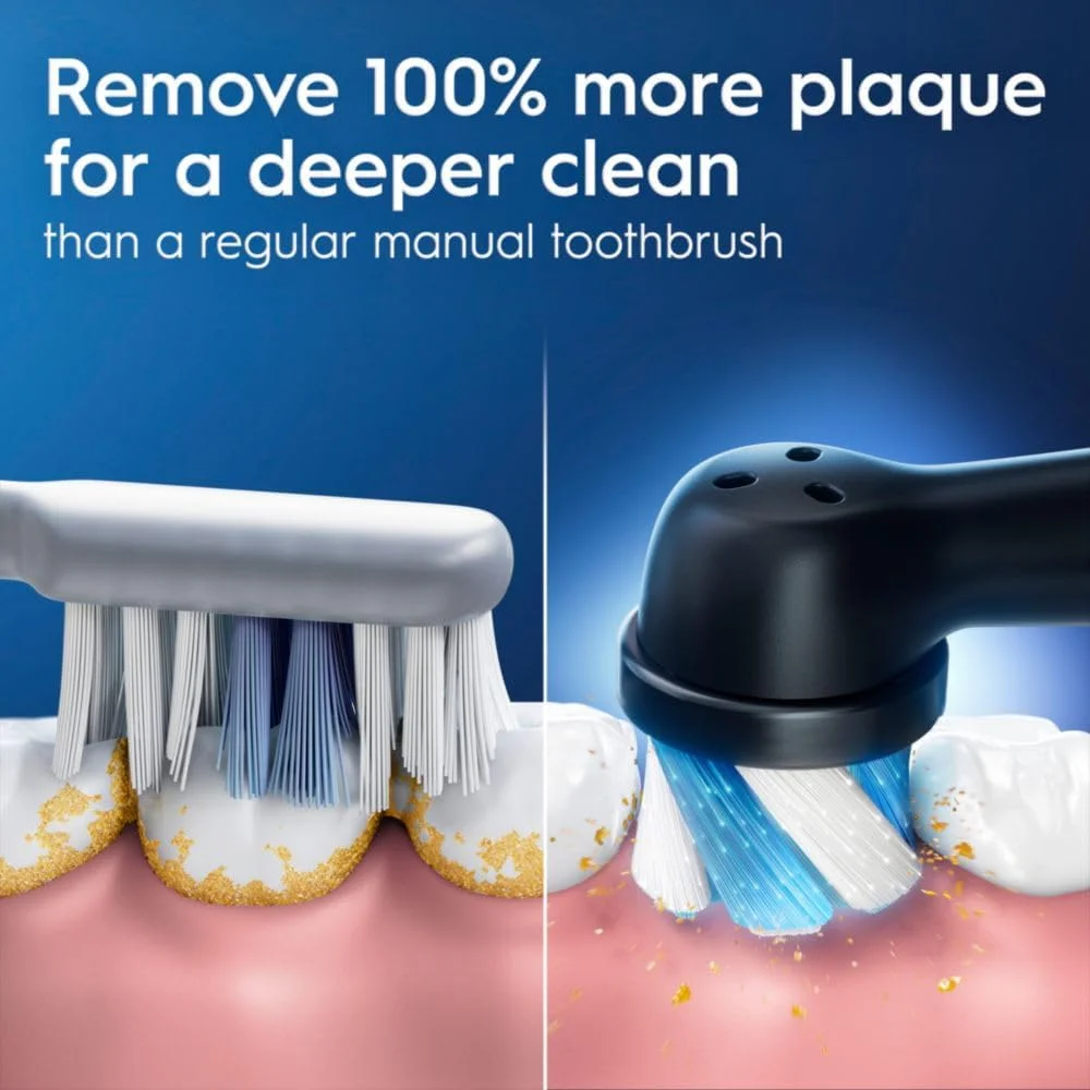 مسواک برقی شارژی Oral-B iO Series 2، مشکی شب با 1 سری برس Gentle Care - سنسور فشار خودکار برای محافظت از لثه - 3 حالت - تایمر 2 دقیقه ای مسواک برقی شارژی Oral-B iO Series 2، مشکی شب با 1 سری برس Gentle Care - سنسور فشار خودکار برای محافظت از لثه - 3 حالت - تایمر 2 دقیقه ای