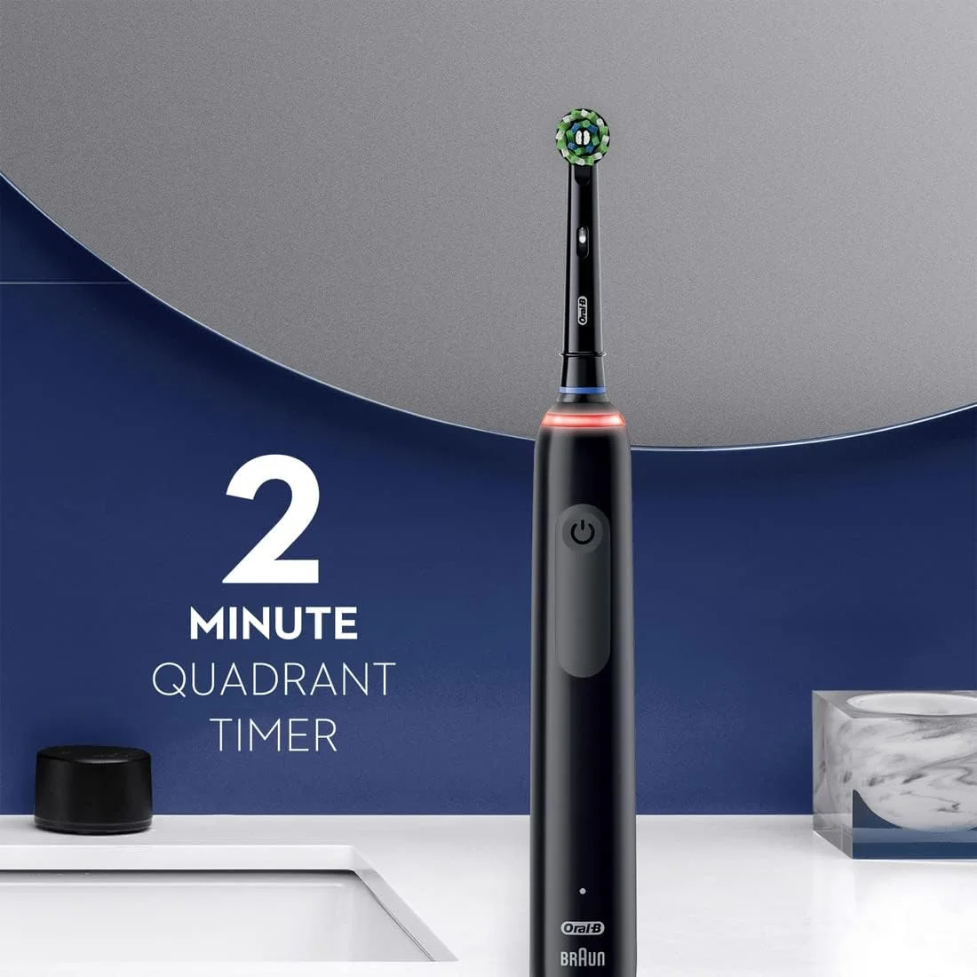 مسواک برقی شارژی اورال-بی مدل Smart 1500، مشکی با سنسور فشار قابل مشاهده برای محافظت از لثه - 3 حالت - تایمر 2 دقیقه ای - تمیز کننده عمیق مسواک برقی شارژی اورال-بی مدل Smart 1500، مشکی با سنسور فشار قابل مشاهده برای محافظت از لثه - 3 حالت - تایمر 2 دقیقه ای - تمیز کننده عمیق