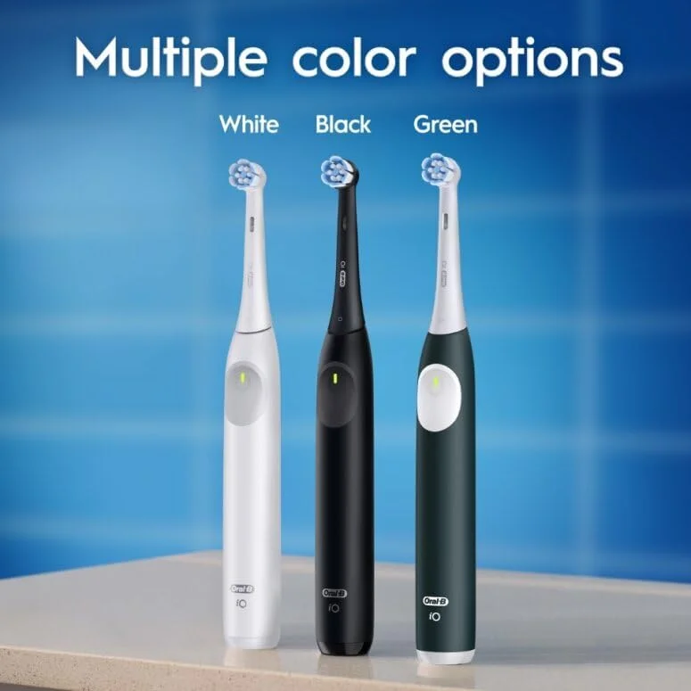 مسواک برقی شارژی Oral-B iO Series 2، مشکی شب با 1 سری برس Gentle Care - سنسور فشار خودکار برای محافظت از لثه - 3 حالت - تایمر 2 دقیقه ای مسواک برقی شارژی Oral-B iO Series 2، مشکی شب با 1 سری برس Gentle Care - سنسور فشار خودکار برای محافظت از لثه - 3 حالت - تایمر 2 دقیقه ای