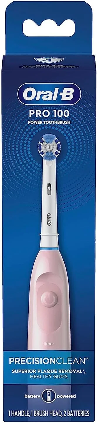 مسواک برقی باتری خور اورال-بی Pro 100 Precision Clean، (1 عدد)
