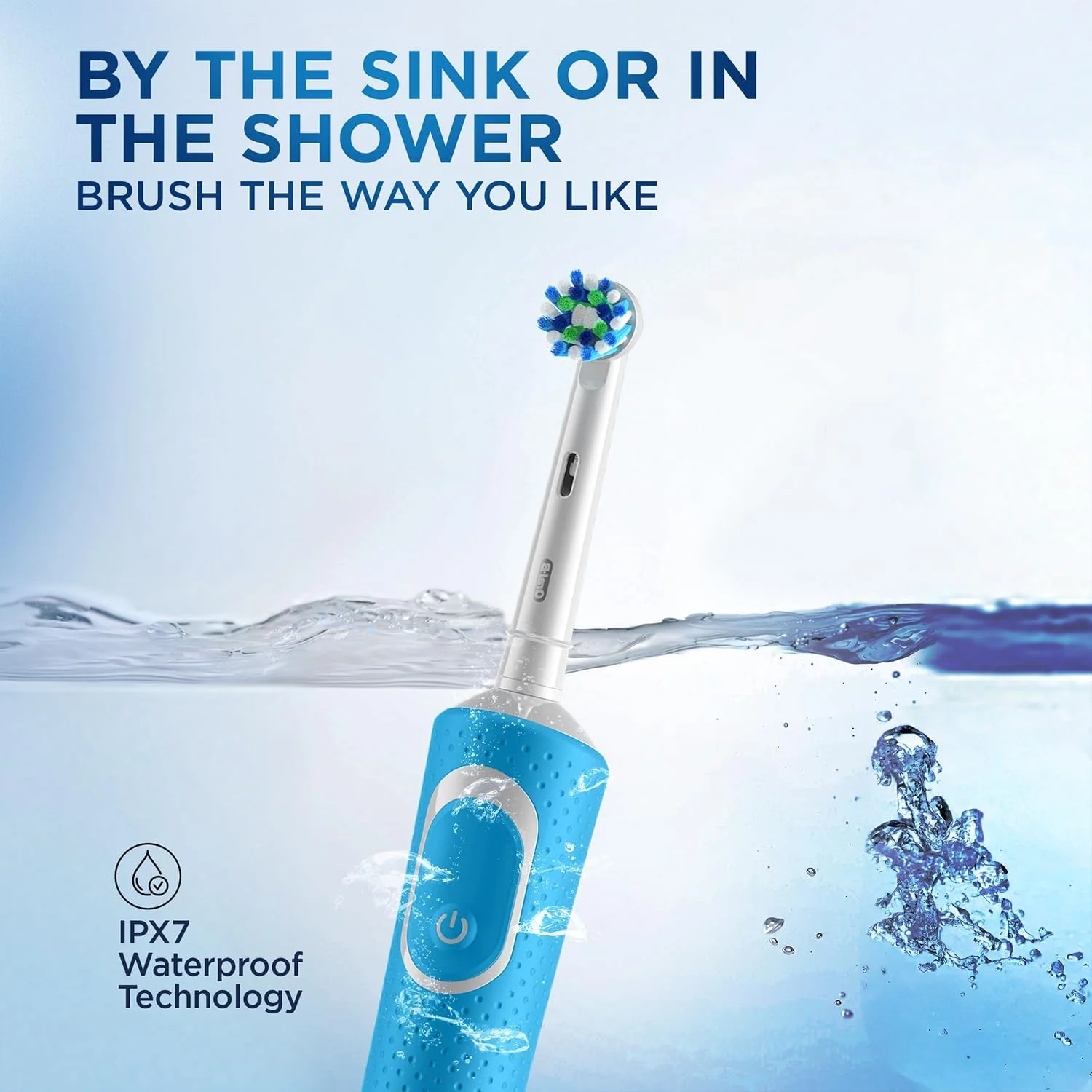 ORAL-B Power 100 Vitality Electric Toothbrush Blue ORAL-B Power 100 Vitality Electric Toothbrush Blue