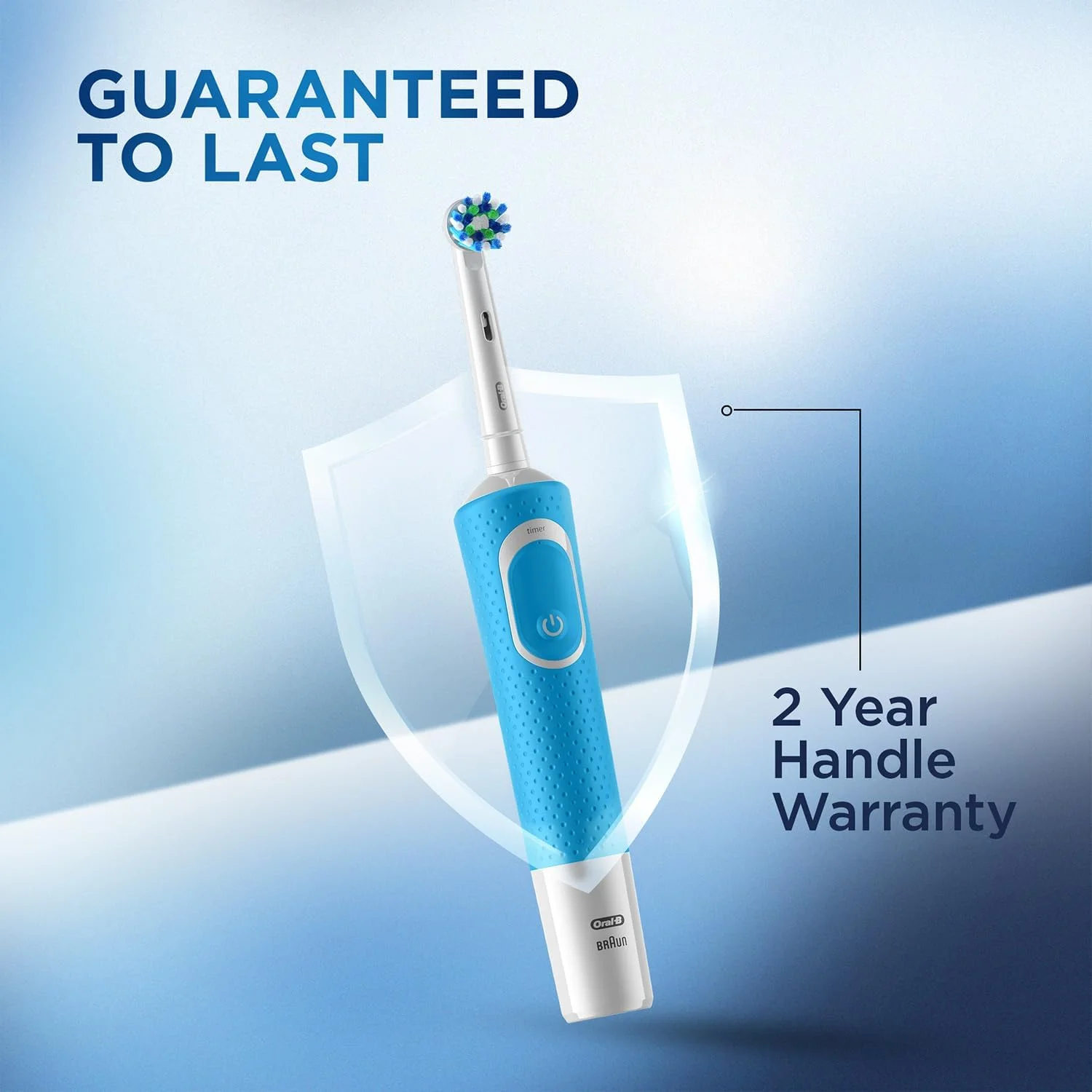 ORAL-B Power 100 Vitality Electric Toothbrush Blue ORAL-B Power 100 Vitality Electric Toothbrush Blue