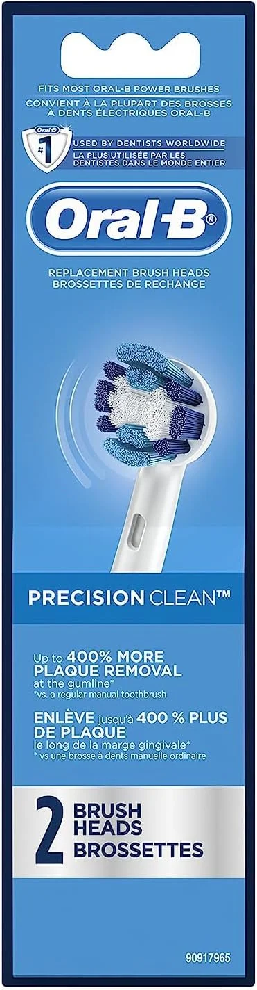 سری یدک مسواک برقی اورال-بی مدل Precision Clean، بسته 2 عددی سری یدک مسواک برقی اورال-بی مدل Precision Clean، بسته 2 عددی