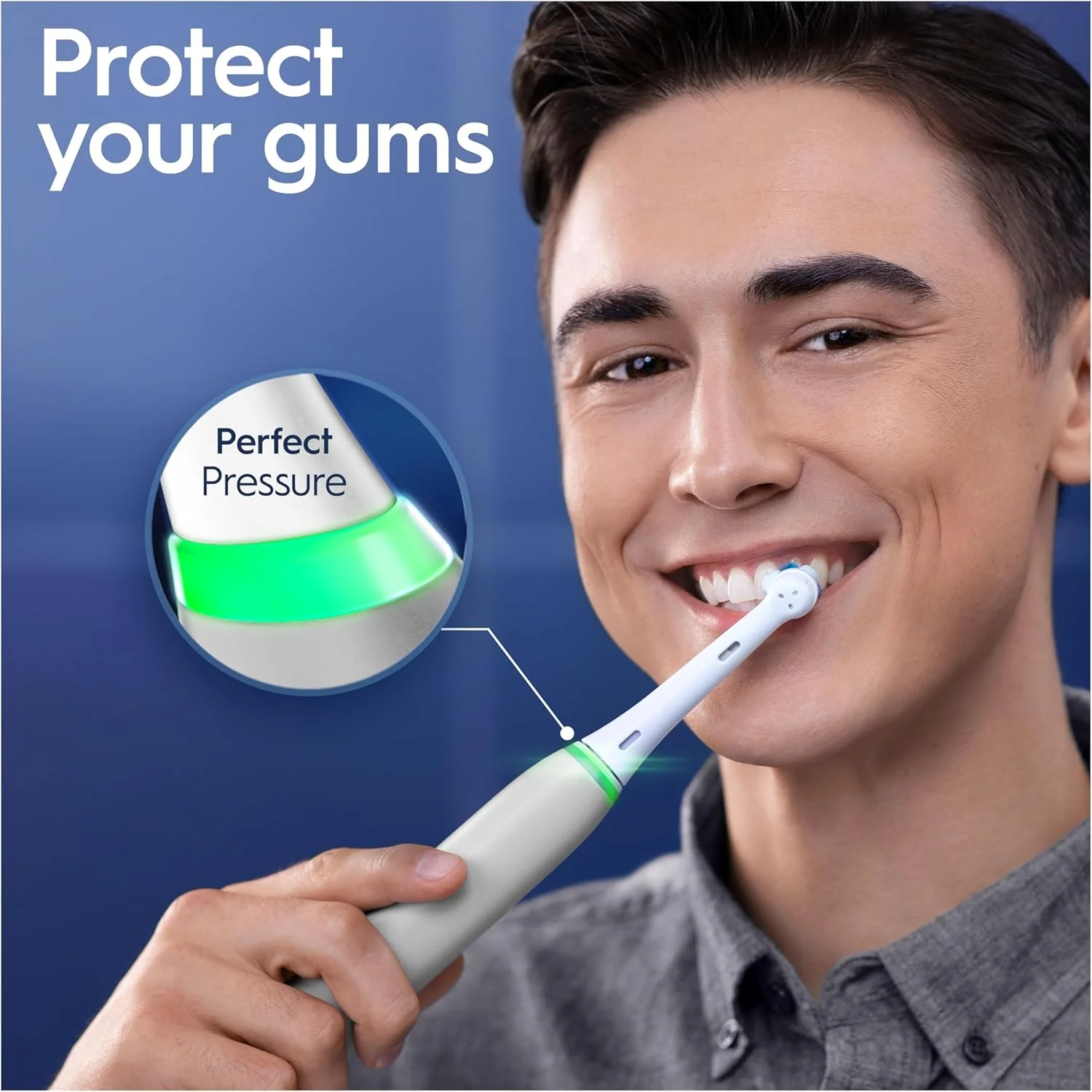 مسواک برقی Oral-B iO6 با فناوری انقلابی iO، دارای 1 سری مسواک و کیف مسافرتی، 5 حالت با قابلیت سفید کردن دندان، دوشاخه 2 پین بریتانیا، خاکستری اوپال مسواک برقی Oral-B iO6 با فناوری انقلابی iO، دارای 1 سری مسواک و کیف مسافرتی، 5 حالت با قابلیت سفید کردن دندان، دوشاخه 2 پین بریتانیا، خاکستری اوپال