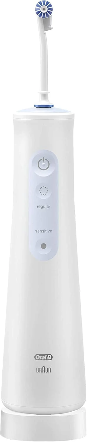 دستگاه شستشوی دهان و دندان اورال-بی Oxyjet، 1 سری، با فناوری میکروحباب، پاکسازی عمیق، احیا کننده لثه، باتری لیتیومی، ایده هدیه، سفید دستگاه شستشوی دهان و دندان اورال-بی Oxyjet، 1 سری، با فناوری میکروحباب، پاکسازی عمیق، احیا کننده لثه، باتری لیتیومی، ایده هدیه، سفید