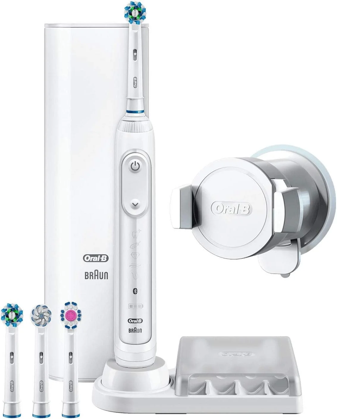مسواک برقی قابل شارژ Oral-B Genius 9000N، سفید