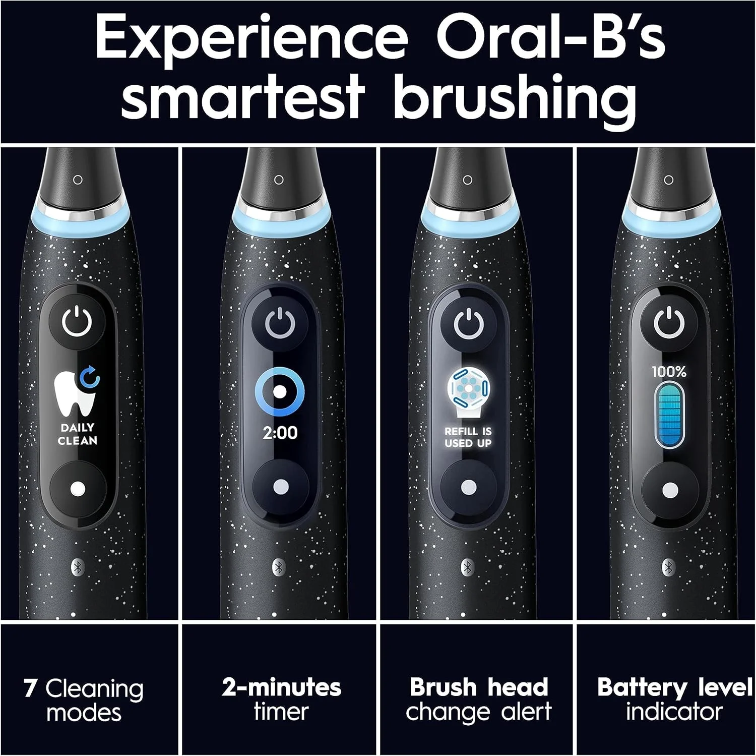 مسواک برقی بزرگسالان Oral-B iO10، هدیه برای خانم ها/آقایان، 1 دسته، 3 سر مسواک، جعبه مسافرتی شارژ شونده، نگهدارنده سر مسواک، 7 حالت، دوشاخه 2 پین UK، مشکی کیهانی، مسواک Oral B IO مسواک برقی بزرگسالان Oral-B iO10، هدیه برای خانم ها/آقایان، 1 دسته، 3 سر مسواک، جعبه مسافرتی شارژ شونده، نگهدارنده سر مسواک، 7 حالت، دوشاخه 2 پین UK، مشکی کیهانی، مسواک Oral B IO