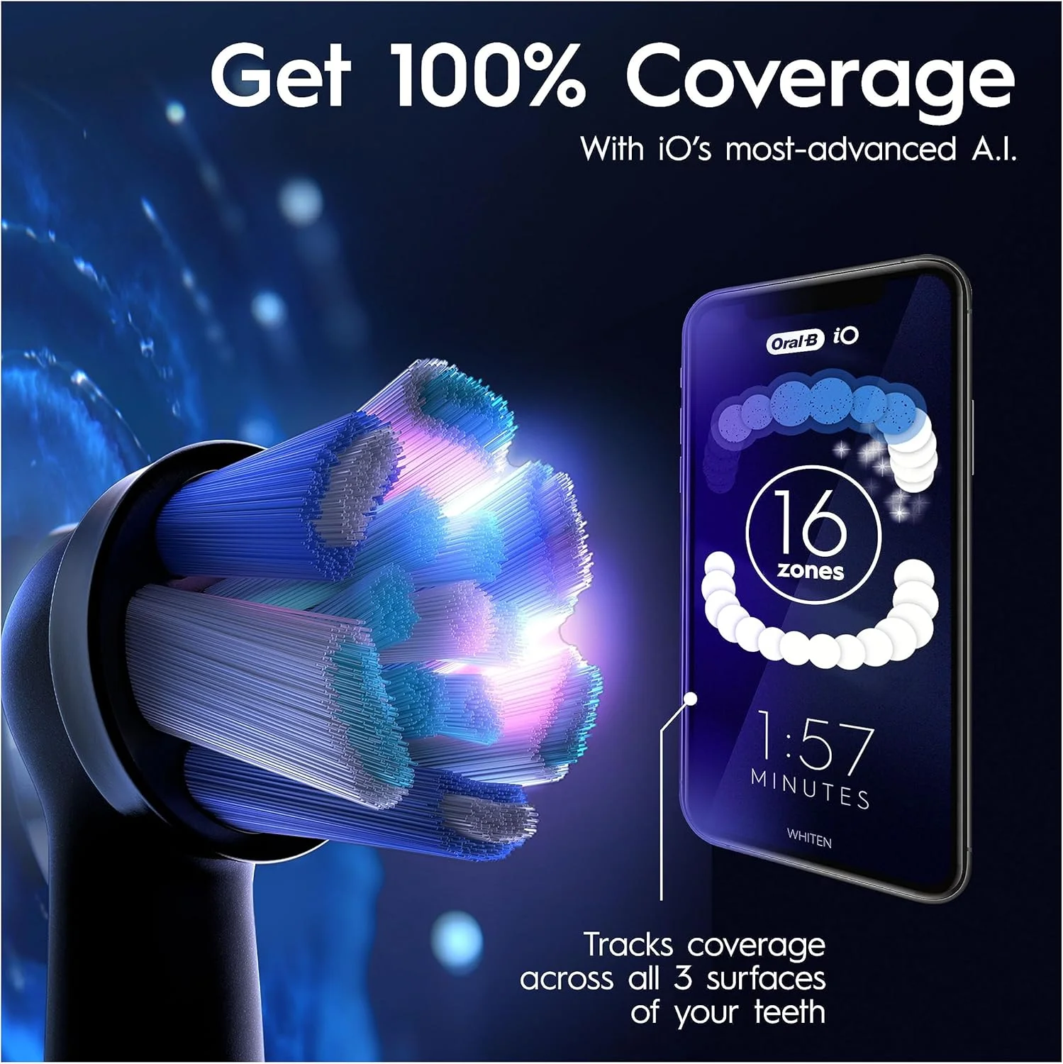 مسواک برقی بزرگسالان Oral-B iO10، هدیه برای خانم ها/آقایان، 1 دسته، 3 سر مسواک، جعبه مسافرتی شارژ شونده، نگهدارنده سر مسواک، 7 حالت، دوشاخه 2 پین UK، مشکی کیهانی، مسواک Oral B IO مسواک برقی بزرگسالان Oral-B iO10، هدیه برای خانم ها/آقایان، 1 دسته، 3 سر مسواک، جعبه مسافرتی شارژ شونده، نگهدارنده سر مسواک، 7 حالت، دوشاخه 2 پین UK، مشکی کیهانی، مسواک Oral B IO