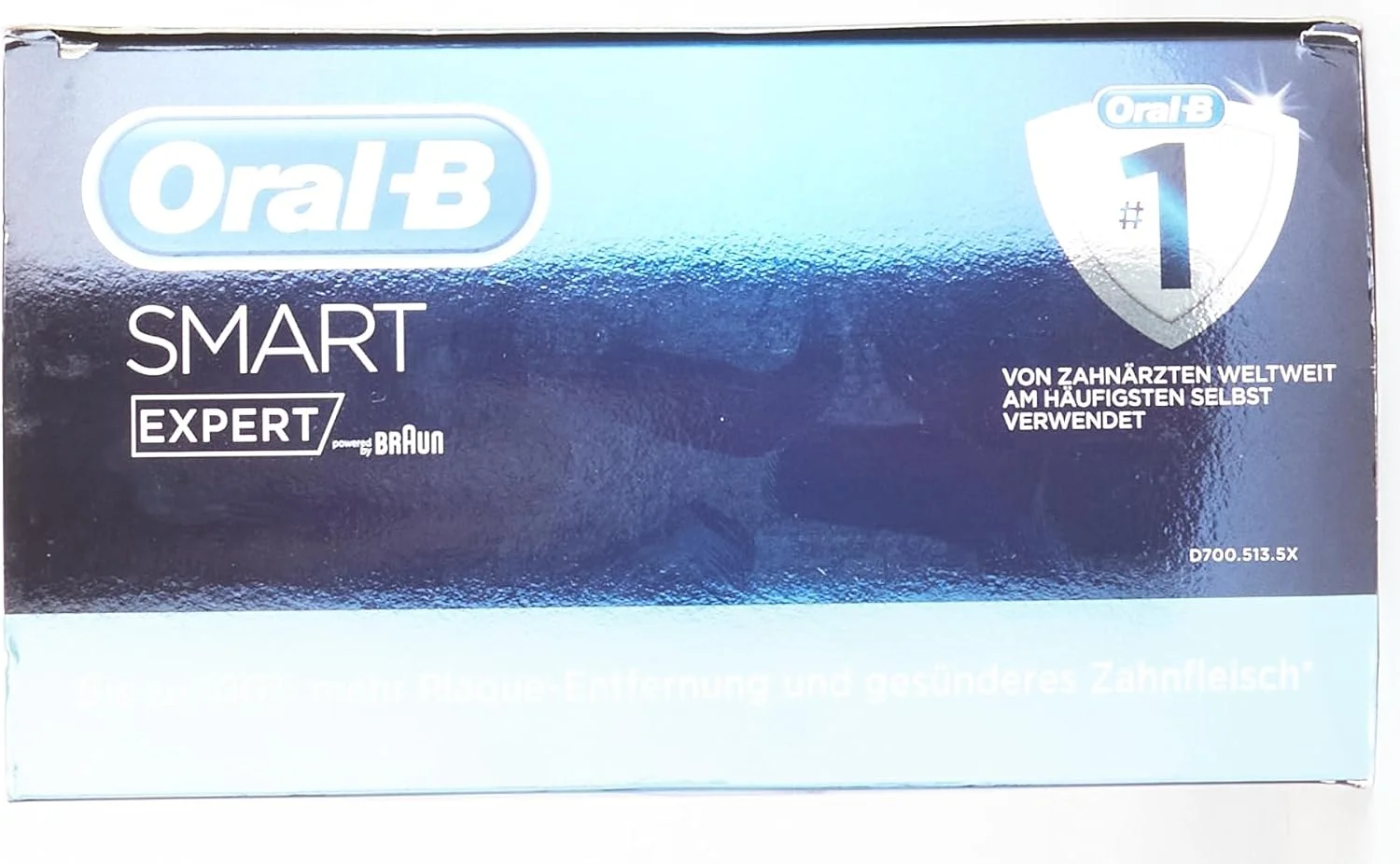مسواک برقی هوشمند Oral-B Smart Expert با اپلیکیشن Smart Coaching برای نتایج بهتر تمیز کردن، 5 برنامه تمیز کردن، کنترل فشار 360 درجه بصری، تایمر و کیف مسافرتی، آبی