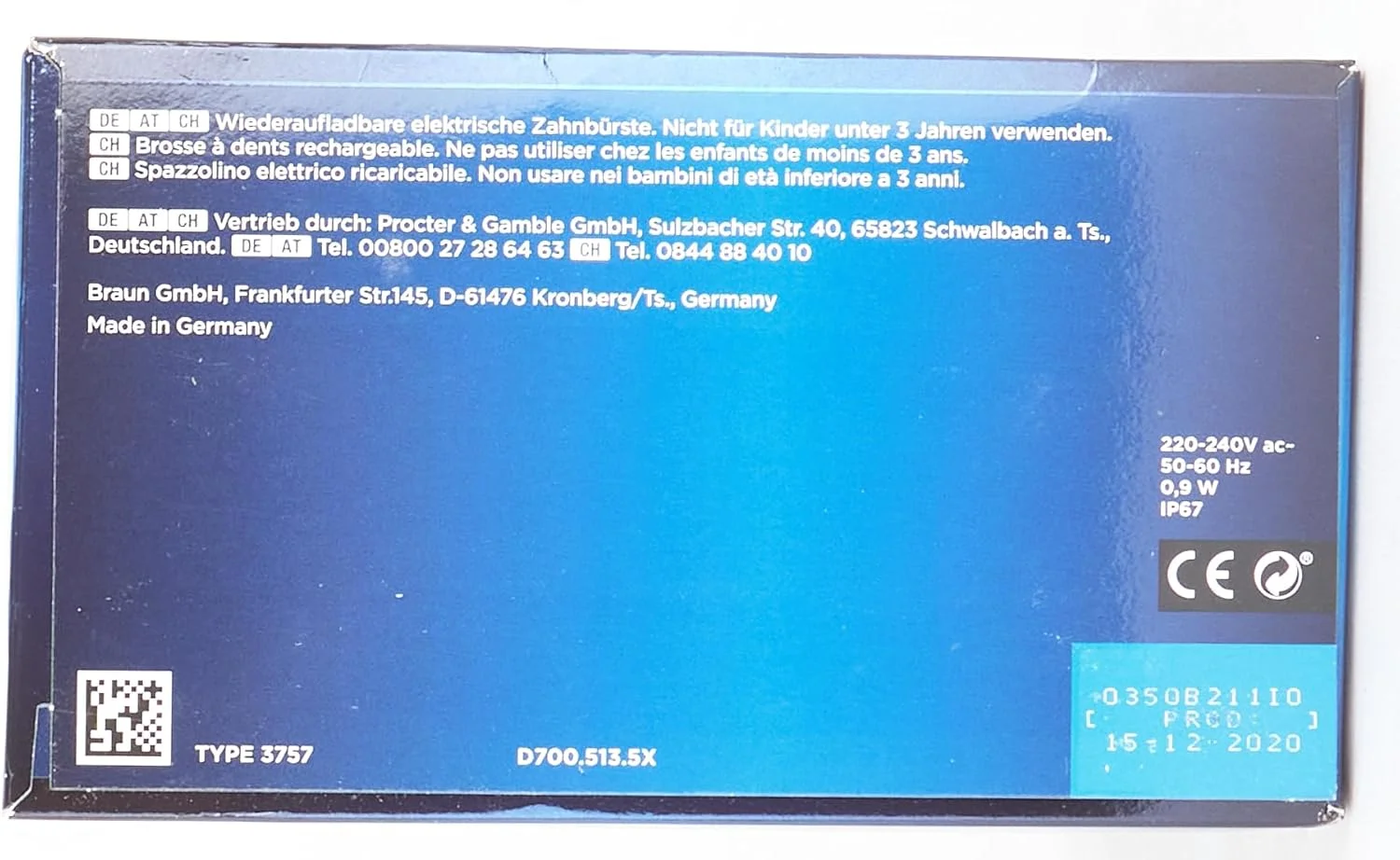 مسواک برقی هوشمند Oral-B Smart Expert با اپلیکیشن Smart Coaching برای نتایج بهتر تمیز کردن، 5 برنامه تمیز کردن، کنترل فشار 360 درجه بصری، تایمر و کیف مسافرتی، آبی