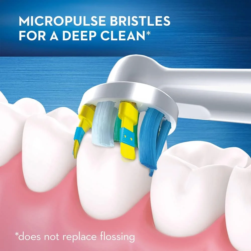 مسواک برقی اورال-بی پرو 500 با تایمر خودکار و سر برس Precision Clean، مشکی مسواک برقی اورال-بی پرو 500 با تایمر خودکار و سر برس Precision Clean، مشکی