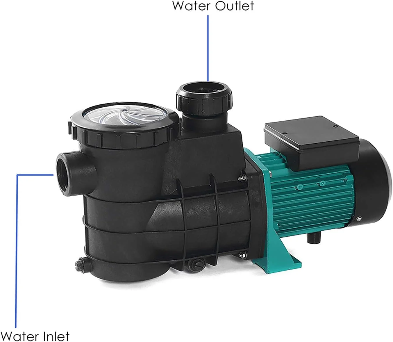 پمپ استخر 220 ولت HANXYAAS، پمپ فیلتر کارتریجی 280 وات/50 هرتز، مناسب برای انتقال آب استخرهای کوچک، وان های هیدروماساژ و استخرهای خانوادگی پمپ استخر 220 ولت HANXYAAS، پمپ فیلتر کارتریجی 280 وات/50 هرتز، مناسب برای انتقال آب استخرهای کوچک، وان های هیدروماساژ و استخرهای خانوادگی