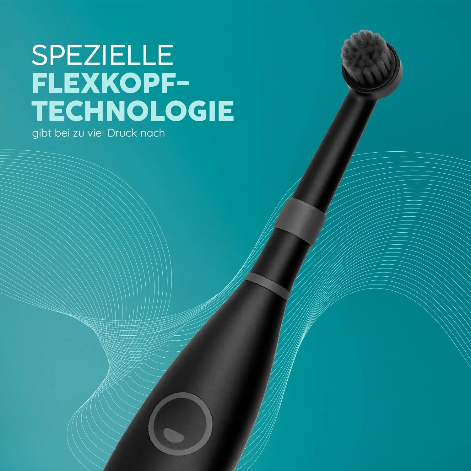 happybrush® Electric Toothbrush Eco R2 - Sustainable Rotating Toothbrush with Power Battery Including 3 Replacement Toothbrush Heads and Toothpaste - AllBlack happybrush® Electric Toothbrush Eco R2 - Sustainable Rotating Toothbrush with Power Battery Including 3 Replacement Toothbrush Heads and Toothpaste - AllBlack