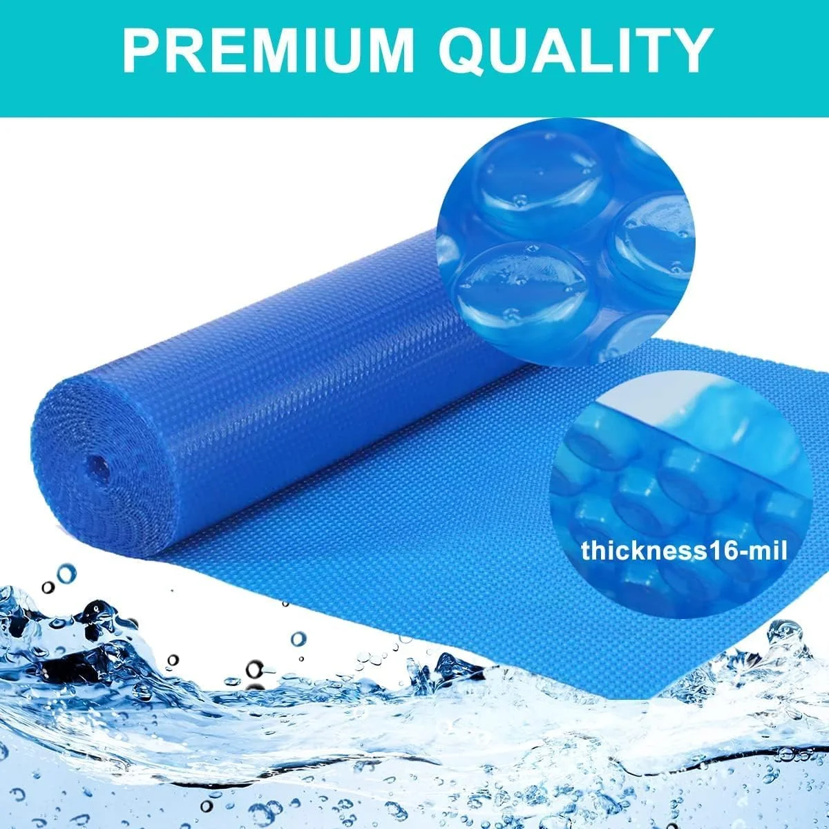 Hot Tub Thermal Blanket Bubble Cover Insulation Blanket,7ft x7ft Floating Spa Solar Blanket (16 Mil) Hot Tub Thermal Blanket Bubble Cover Insulation Blanket,7ft x7ft Floating Spa Solar Blanket (16 Mil)