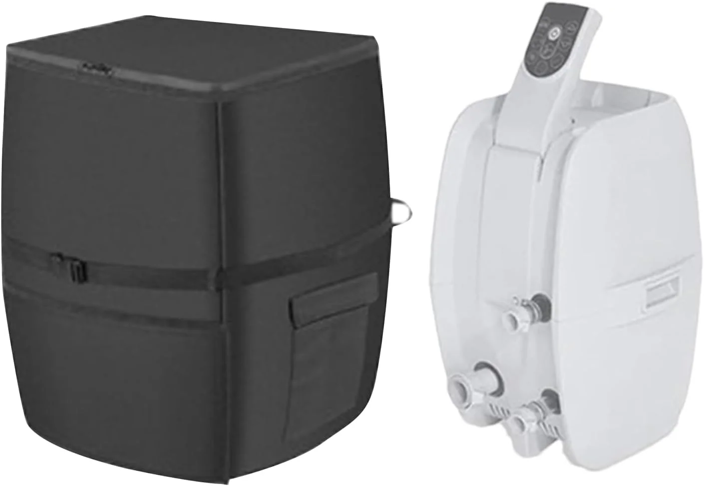 روکش پمپ جکوزی - روکش محافظ پمپ گرمکن اسپا، پارچه جلوگیری از اتلاف حرارت با بست زیپی برای حیاط خلوت هتل ها آپارتمان خانه ساحلی ویلا