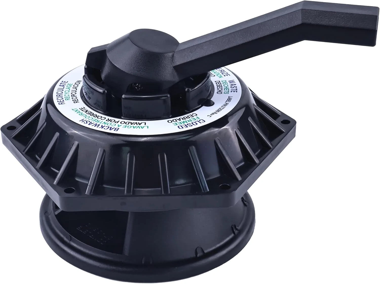 مجموعه شیر بالایی جریان بالا Holdia 272531 سازگار با فیلترهای شنی استخر و اسپا Pentair Sand Dollar شیر استوانه ای شنی 6 طرفه 1-1/2 اینچی شیر چند راهه استخر و اسپا 262504 262505 262506